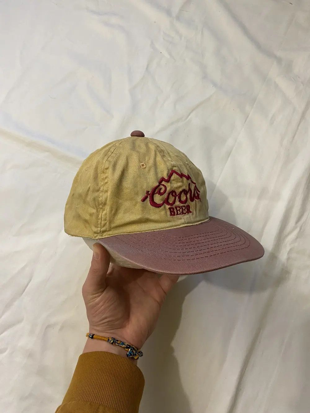 Vintage RARE VINTAGE COORS FADE DAD HAT BELGIAN HITCH PROMO BEER CAP Size ONE SIZE - 1 Thumbnail