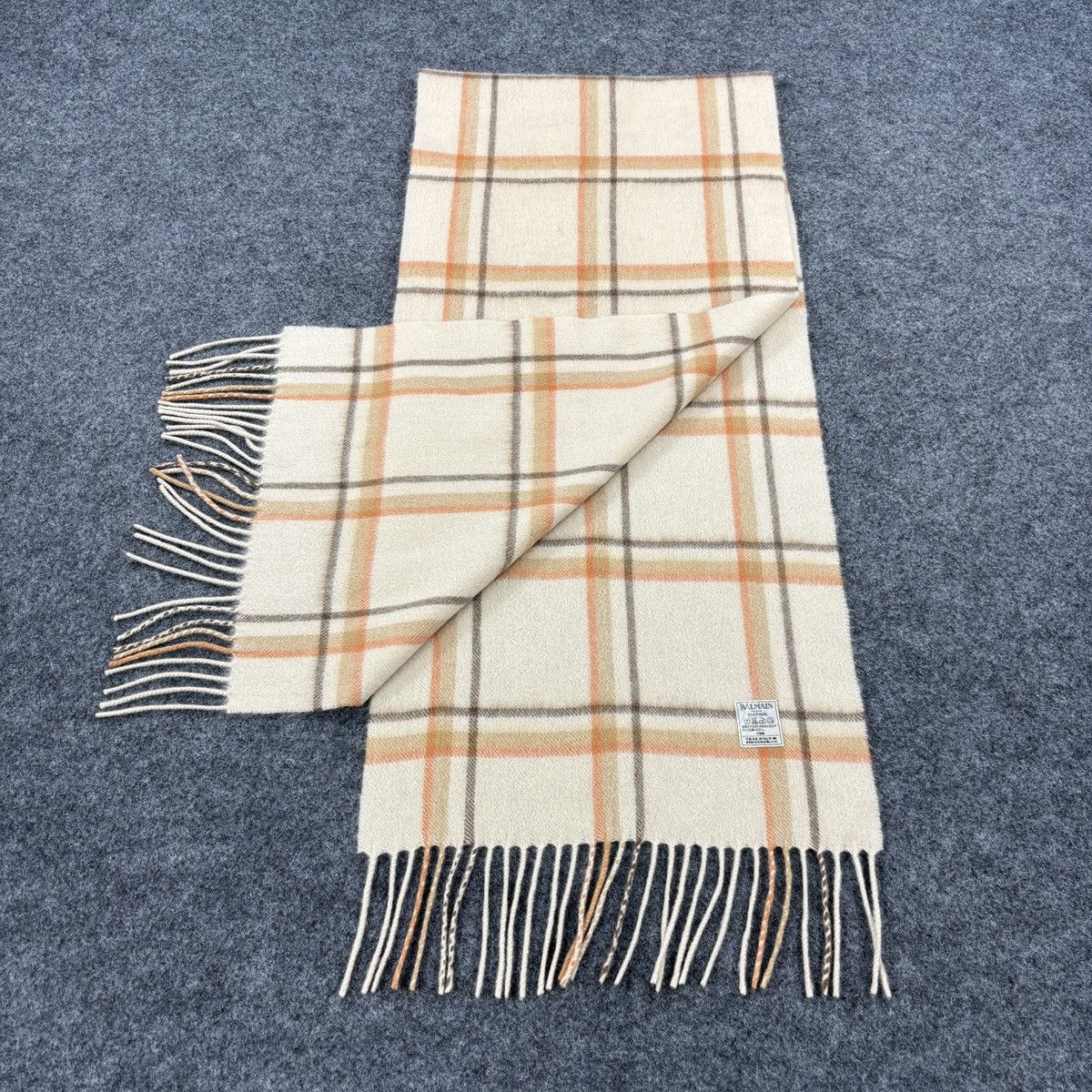 Balmain × Vintage Balmain Scarf # D754 # Muffler # Neckwear Size ONE SIZE - 6 Thumbnail