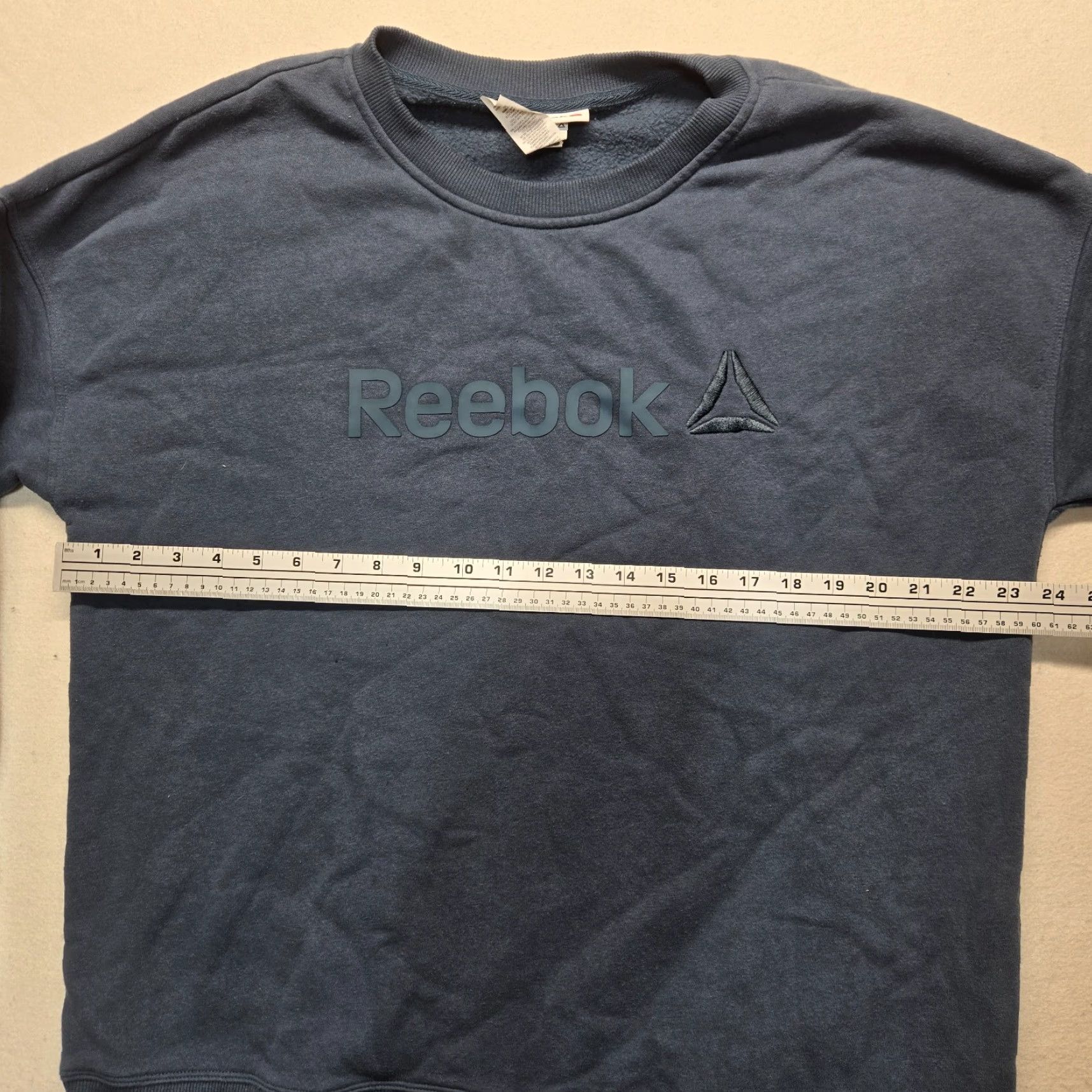 Reebok Reebok Sweater Solid Blue Knitted Pullover Long Sleeve Adult Men's XL Size Pullover Casual Fall Winter Golf Walking Breathable Mock Neck Collarless Size US XL / EU 56 / 4 - 4 Thumbnail