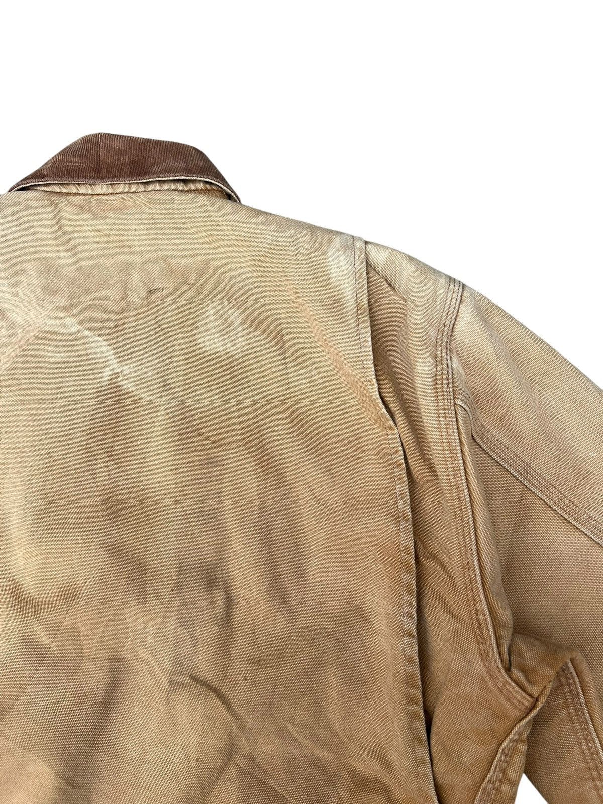 Carhartt Distressed 90s Carhartt Detroit Blanket Lined Senim Jacket Size US L / EU 52-54 / 3 - 23 Thumbnail