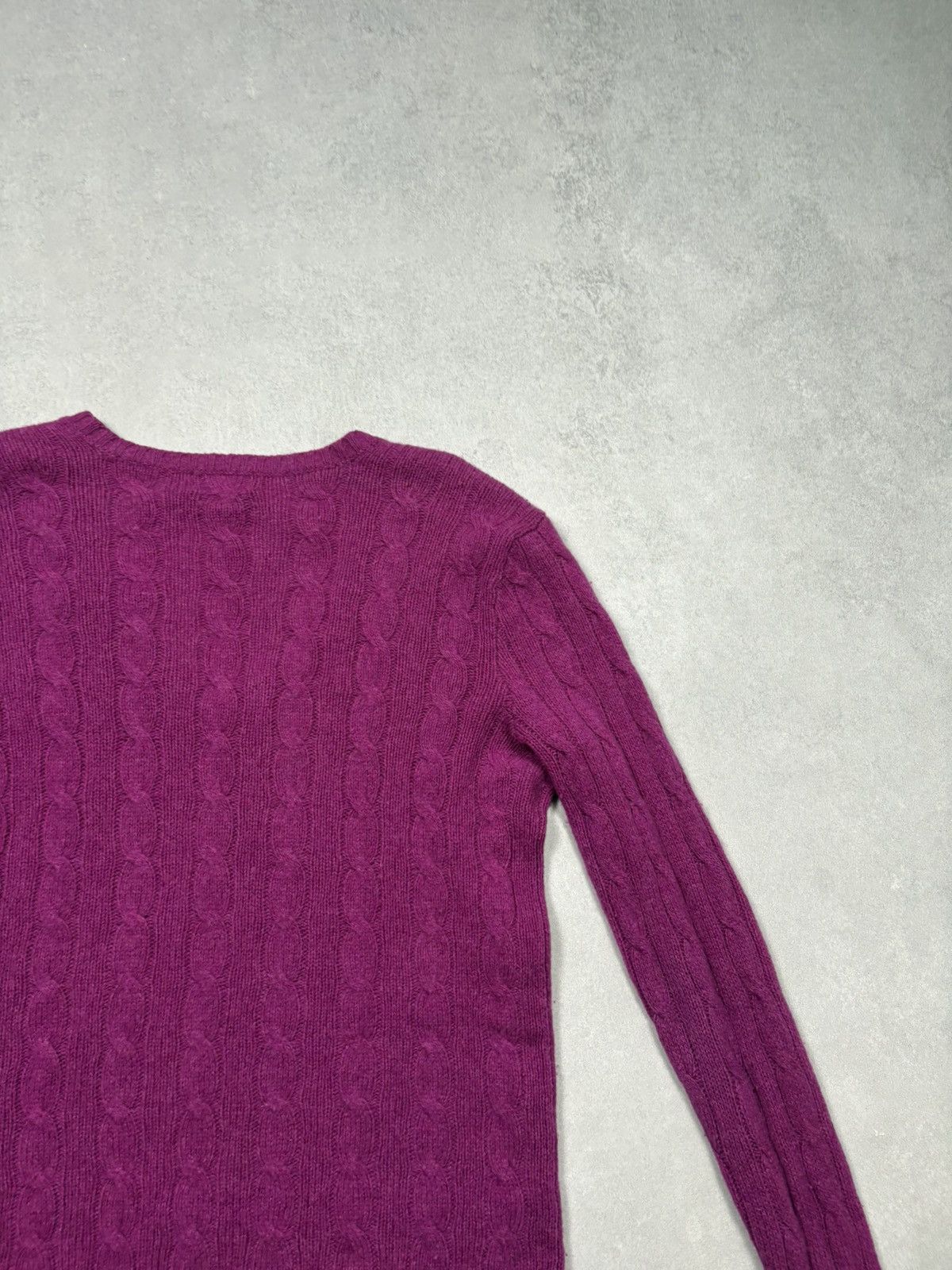 Polo Ralph Lauren Polo Ralph Lauren Cable Knit Sweater Merino Wool Cashmere S Size S / US 4 / IT 40 - 17 Thumbnail
