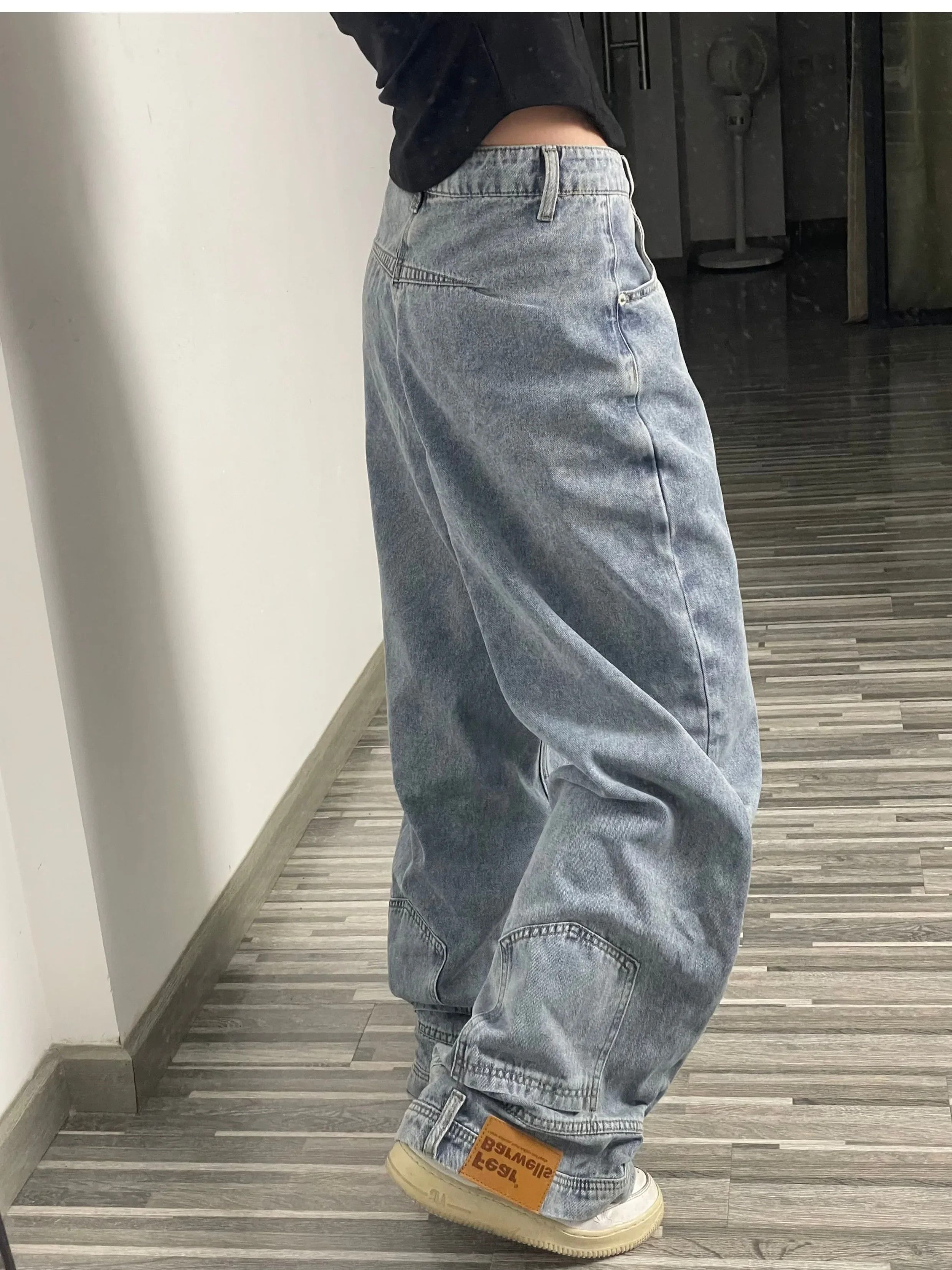 Japanese Brand Retro Baggy Jeans Size 30" / US 8 / IT 44 - 4 Thumbnail