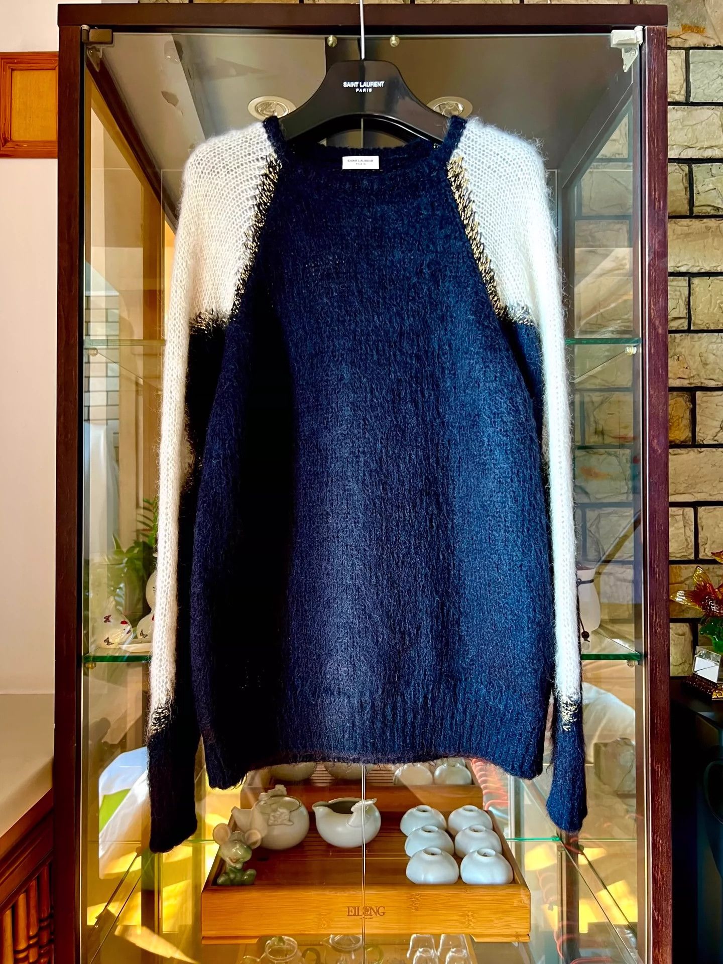 Saint Laurent Paris Saint Laurent Paris Mohair sweater Size US S / EU 44-46 / 1 - 1 Thumbnail
