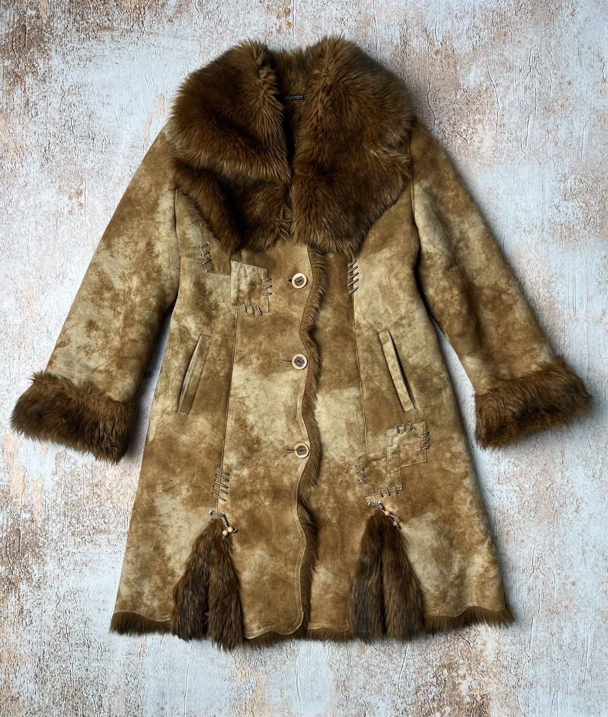 Vintage Vintage Adorable afgan penny lane fur coat Size S / US 4 / IT 40 - 1 Thumbnail