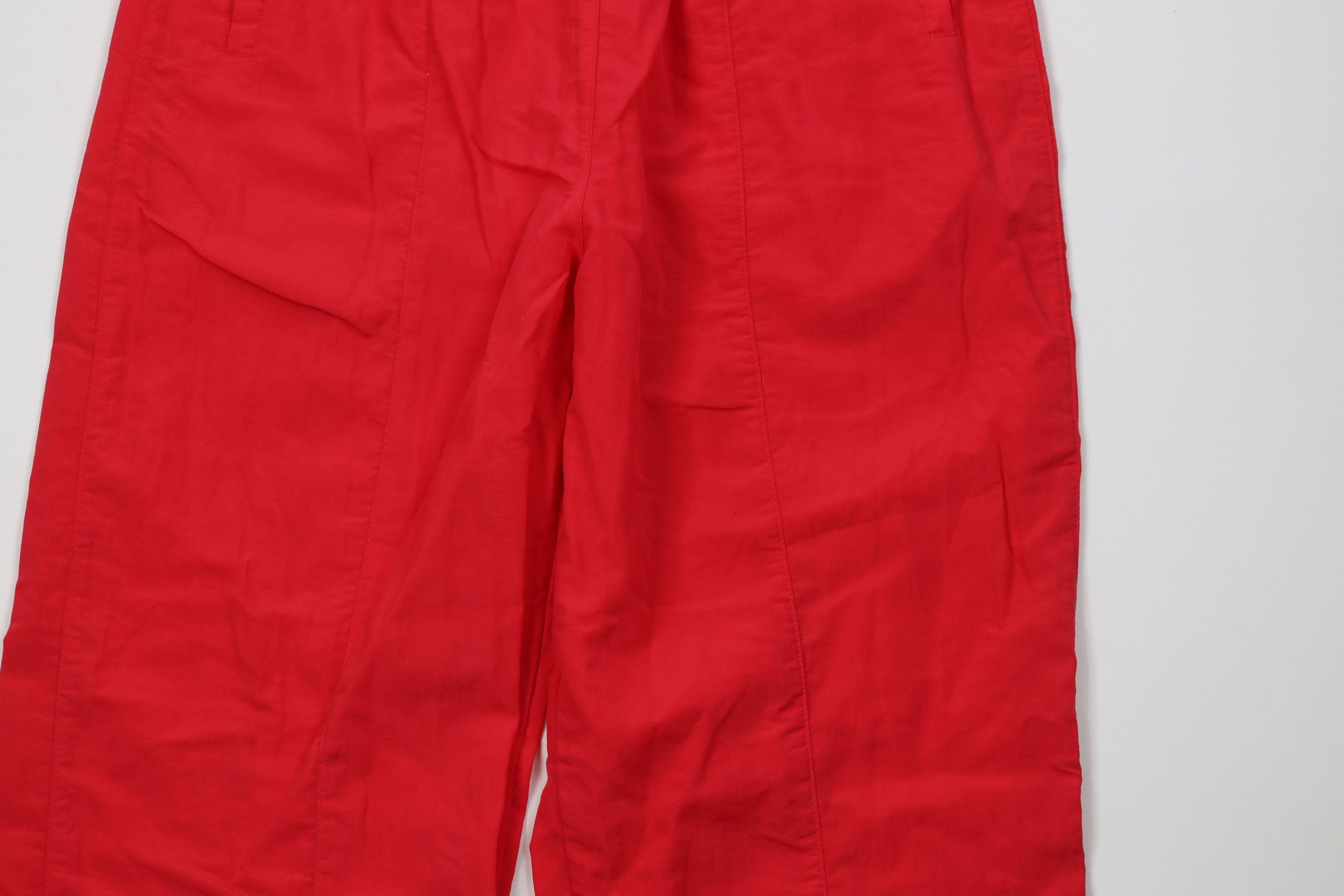 Vintage Vintage 90s Streetwear Blank Windbreaker Joggers Pants Red Size US 34 / EU 50 - 3 Thumbnail