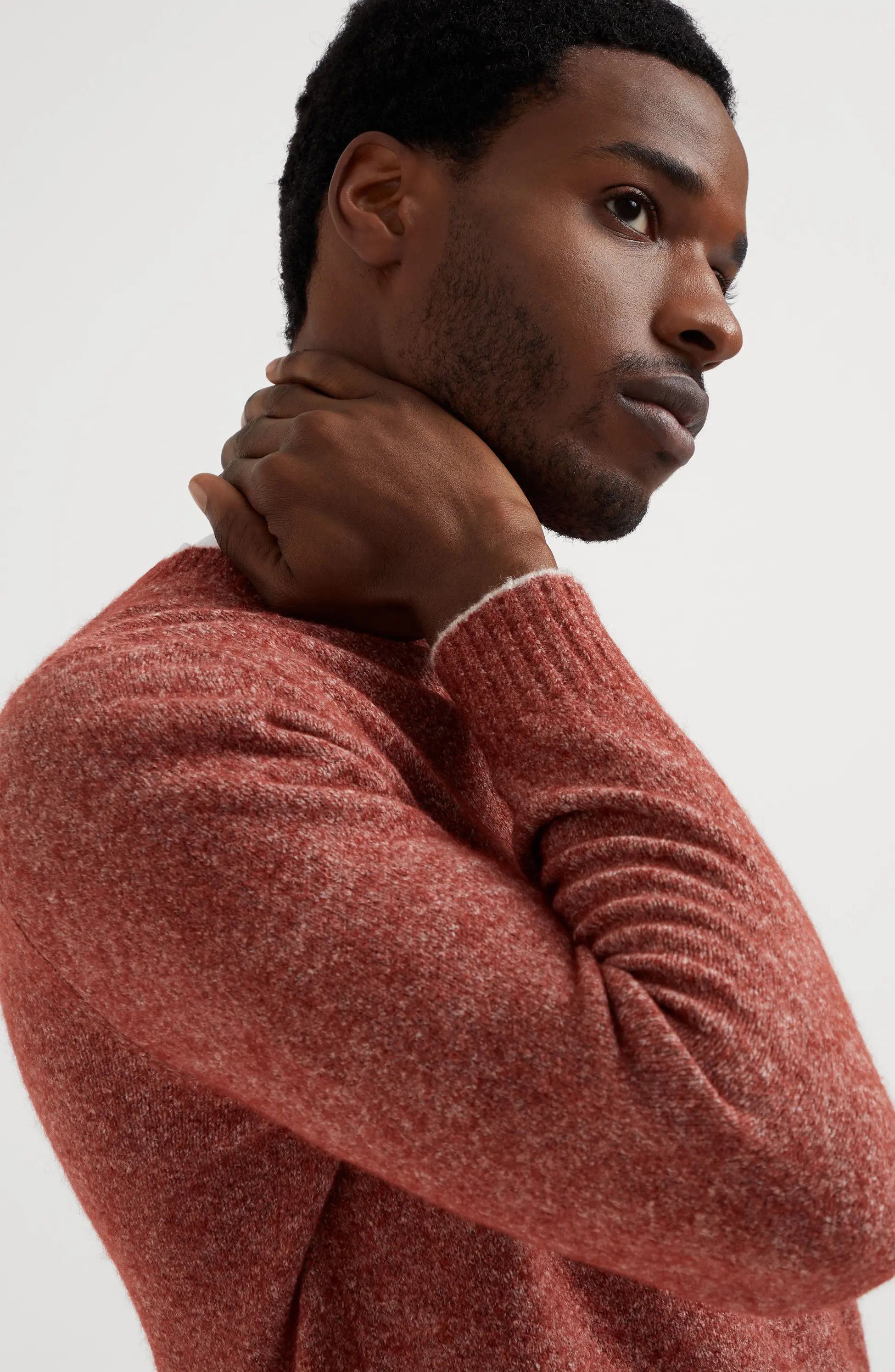 Brunello Cucinelli o1w1db10924 Cashmere Sweater in Red Size US XXL / EU 58 / 5 - 3 Thumbnail