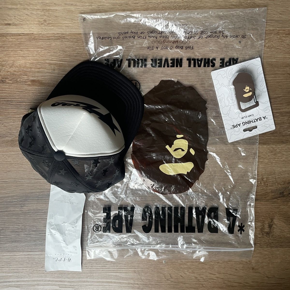 Bape Bape Bapesta Mesh Star Hat / Cap Size ONE SIZE - 6 Thumbnail
