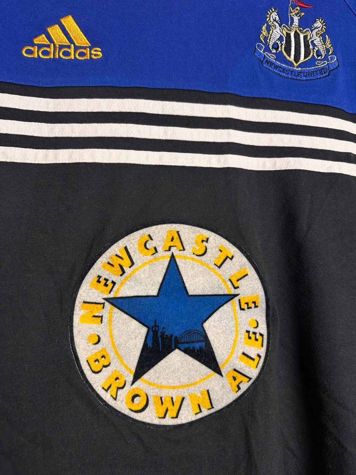 Adidas Rare Adidas Newcastle United 1998/1999 Training T-Shirt Size US M / EU 48-50 / 2 - 10 Thumbnail