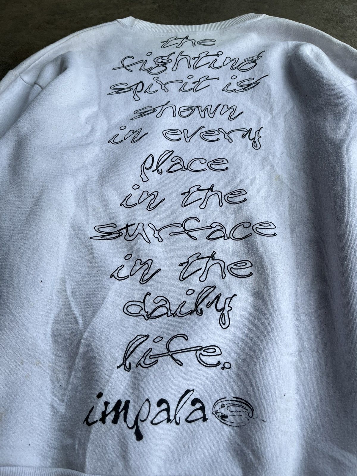 If Six Was Nine × Japanese Brand × Le Grande Bleu (L.G.B.) 2000s JAPANESE IMPALA POEM SWEATSHIRT Y2K GOTHIC PUNK STYLE Size US M / EU 48-50 / 2 - 7 Thumbnail
