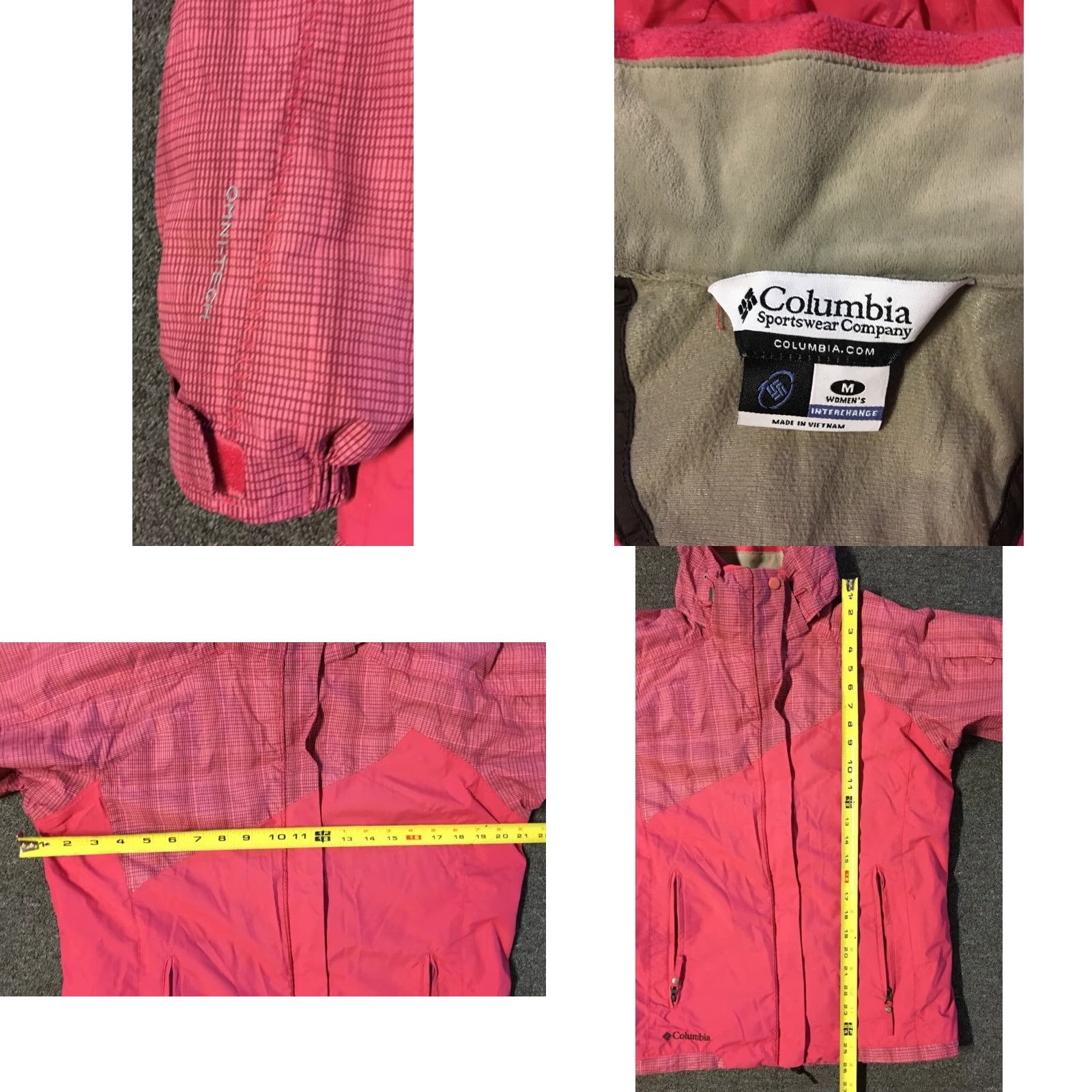 Vintage VINTAGE 90s Columbia Interchange Fleece Lined Jacket Omni Tech Hiking Camping Ski M Size M / US 6-8 / IT 42-44 - 8 Thumbnail