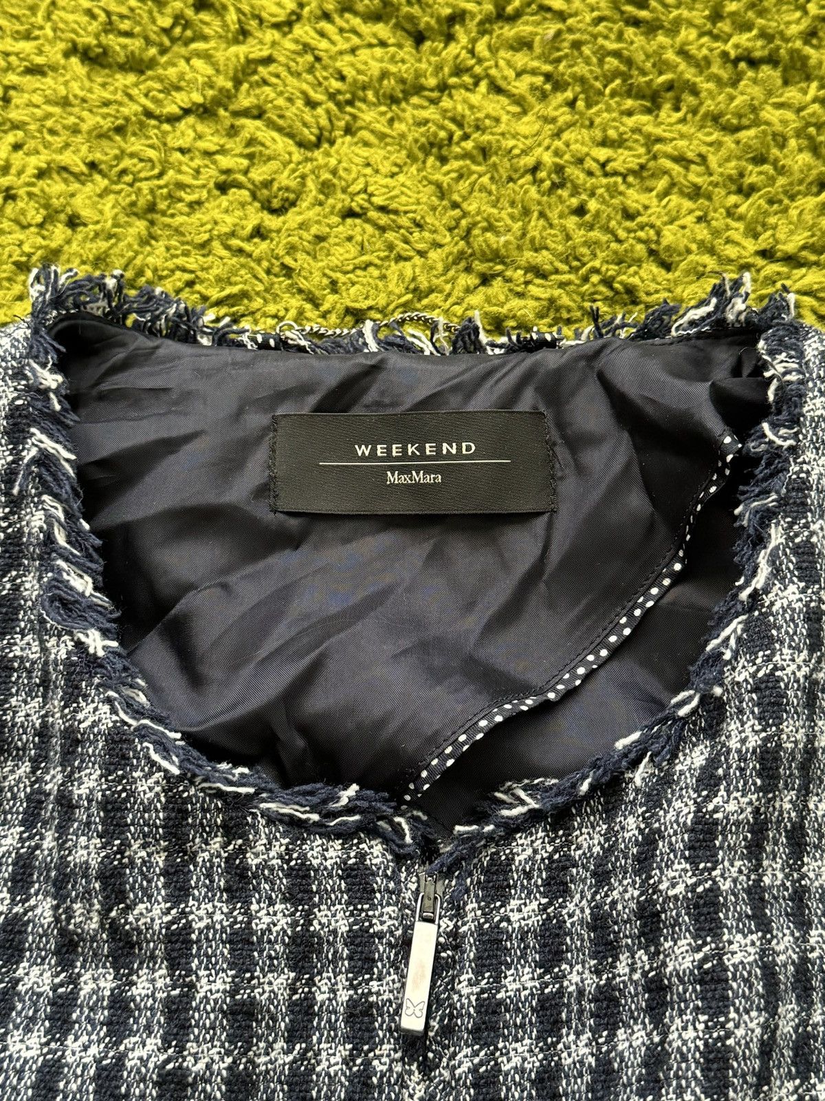 Designer × Max Mara × Weekend Max Mara Max Mara Weekend tweed blazer jacket Size L / US 10 / IT 46 - 3 Thumbnail