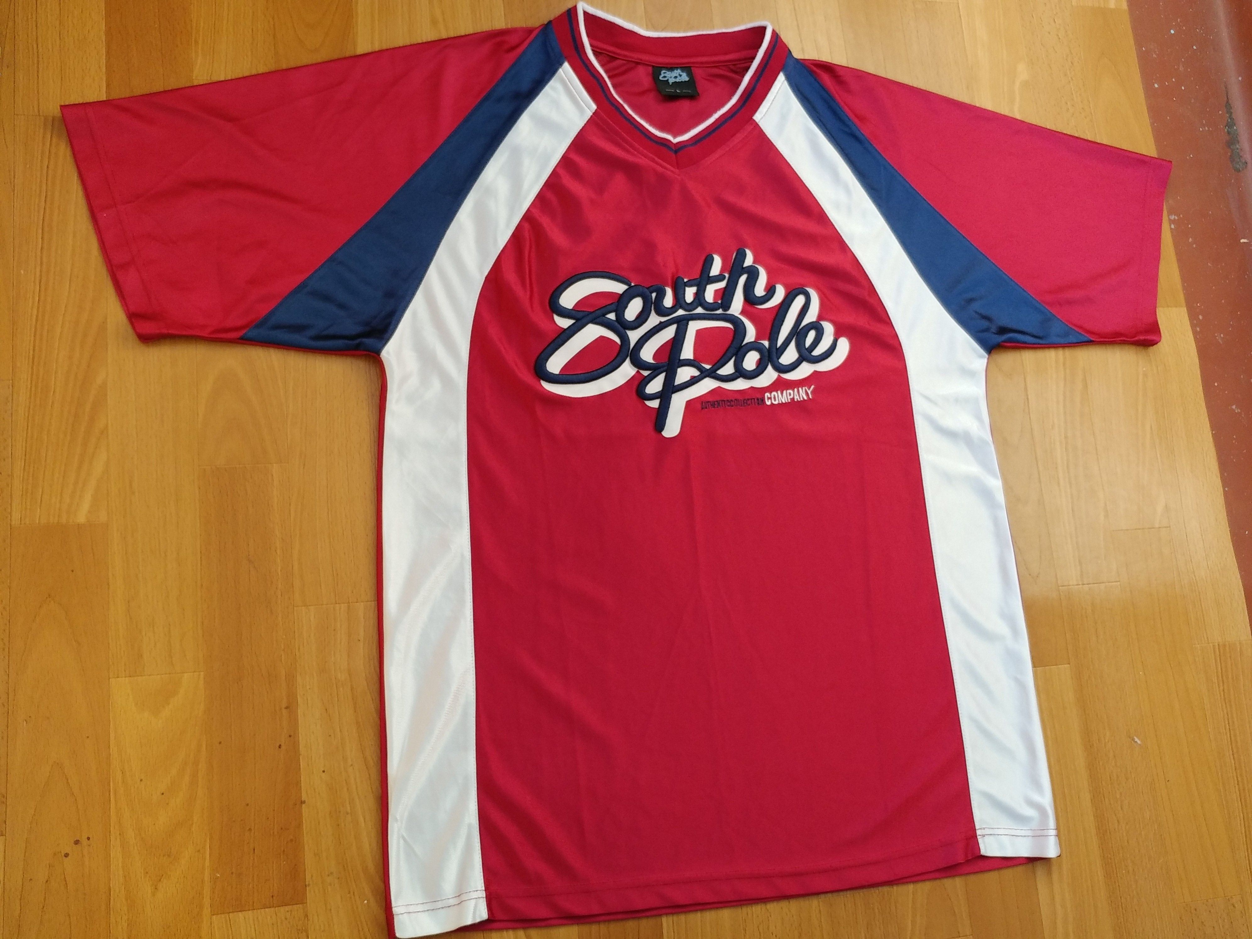 Southpole SOUTHPOLE jersey, red, vintage South Pole t-shirt, 90s L Size US L / EU 52-54 / 3 - 2 Thumbnail