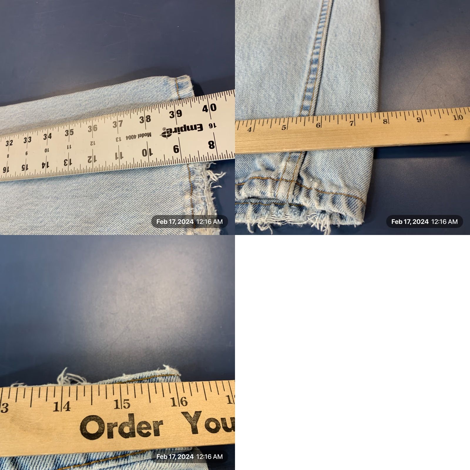 Levi's VINTAGE Levi's 560 Jeans Mens 32x30 Blue Denim USA Tapered Relaxed Fit 560 Style Accessories Size US 32 / EU 48 - 10 Thumbnail