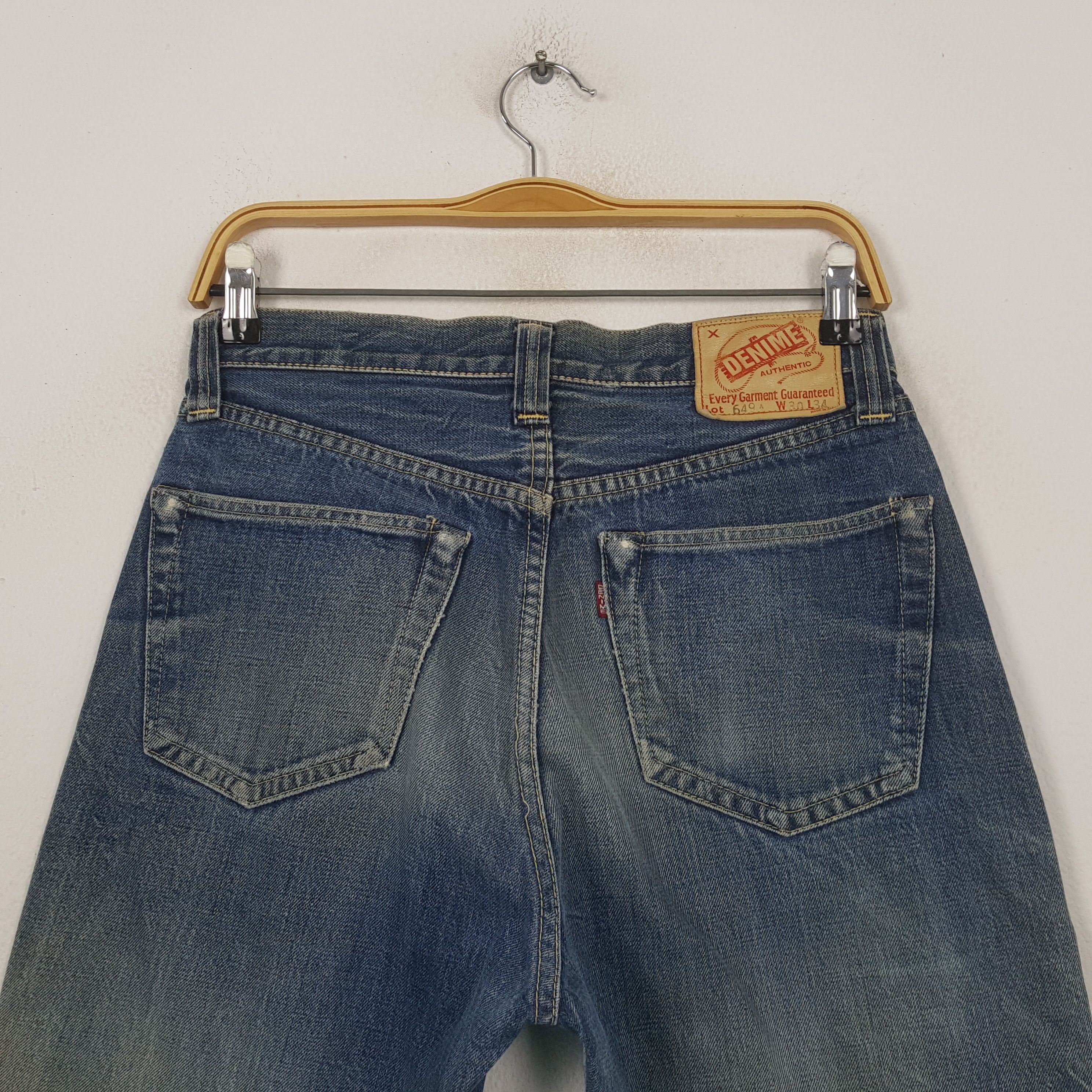 Denime Vintage Denime Japanese Brand Distressed Style Jeans RR21 Size US 28 / EU 44 - 5 Thumbnail