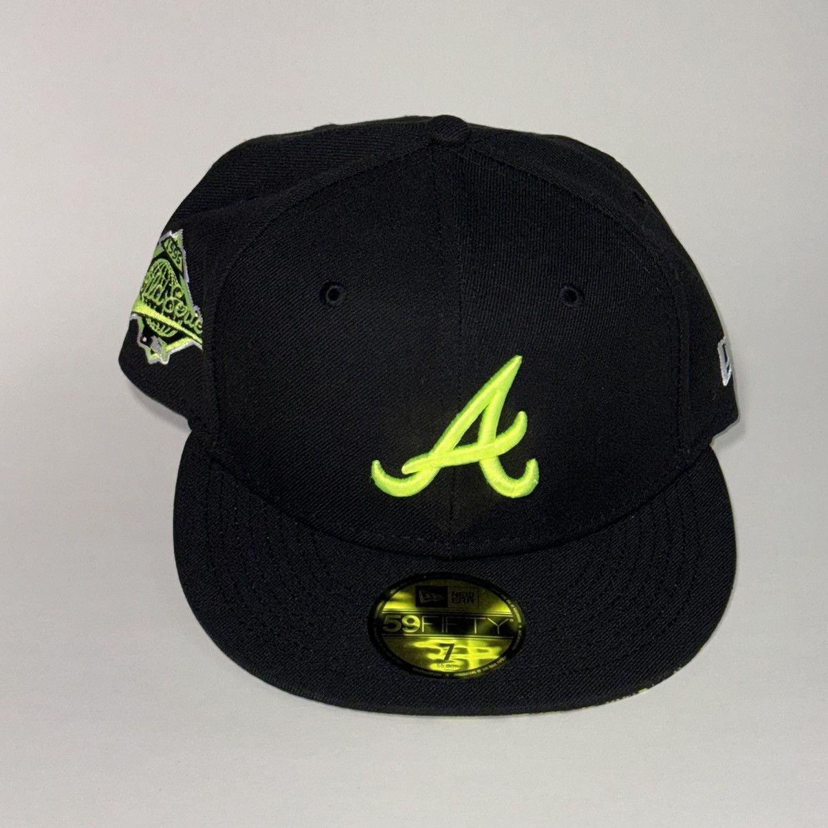 New Era Atlanta Braves New Era 59Fifty 1995 World Series Patch Hat 7 Size ONE SIZE - 5 Thumbnail