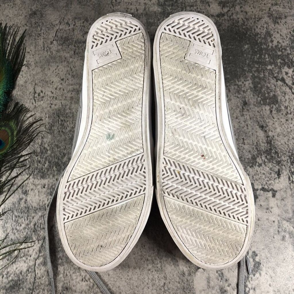 Toms Toms Mens 8 Classic Sneakers Lace Up Casual Shoes Gray Size US 8 / EU 41 - 4 Thumbnail