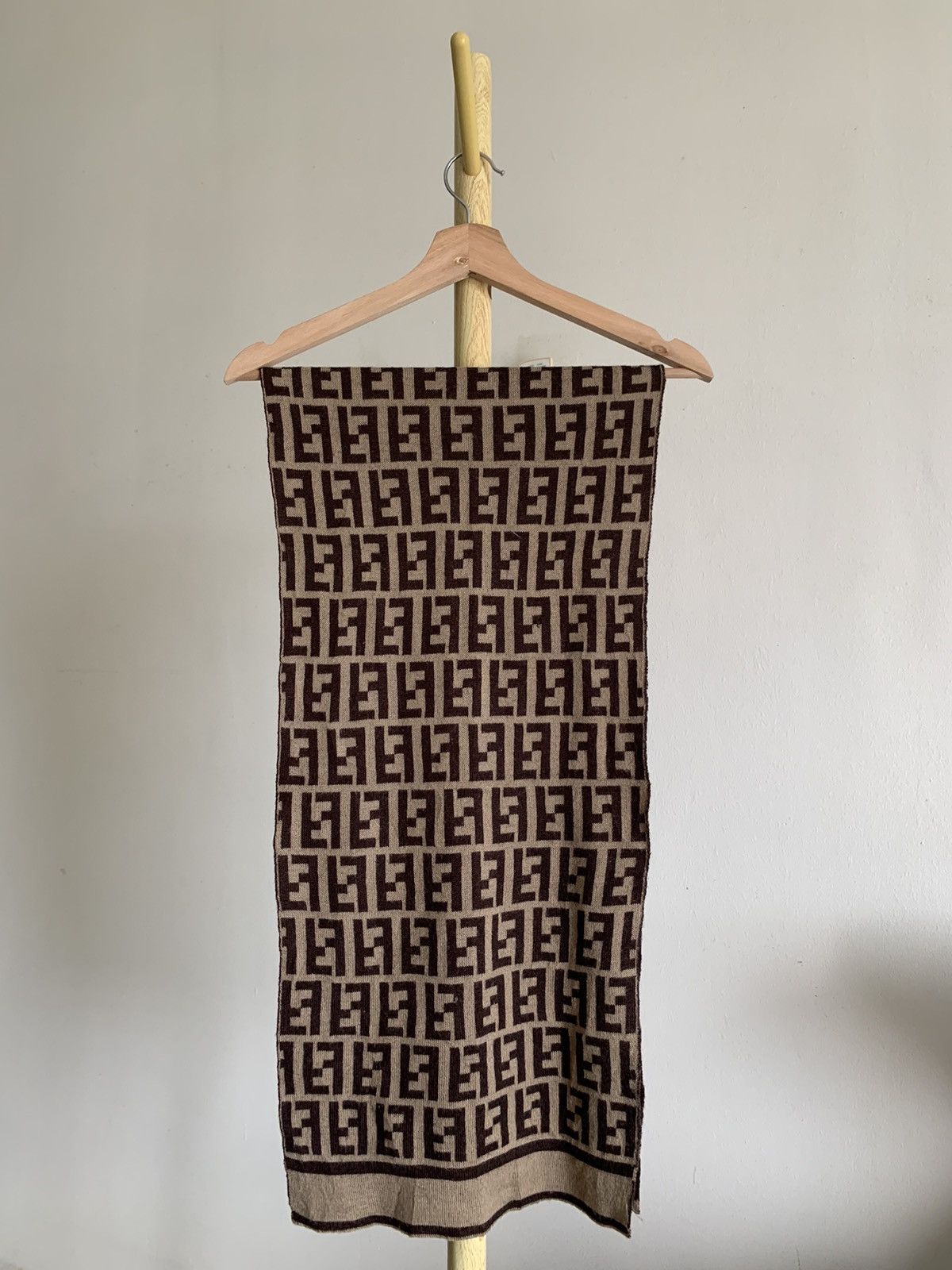 Fendi Vintage Fendi Zucca Monogram Scarf Muffler Size ONE SIZE - 2 Thumbnail