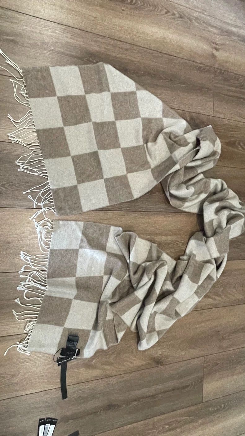 Amiri Amiri The same style for men and women Cashmere scarf 2501- Size ONE SIZE - 1 Thumbnail