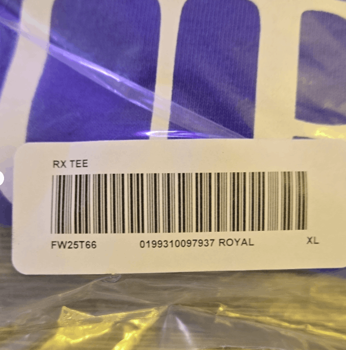 Supreme Supreme RX Tee Royal Blue XL FW25 BNSealed Size US XL / EU 56 / 4 - 4 Thumbnail