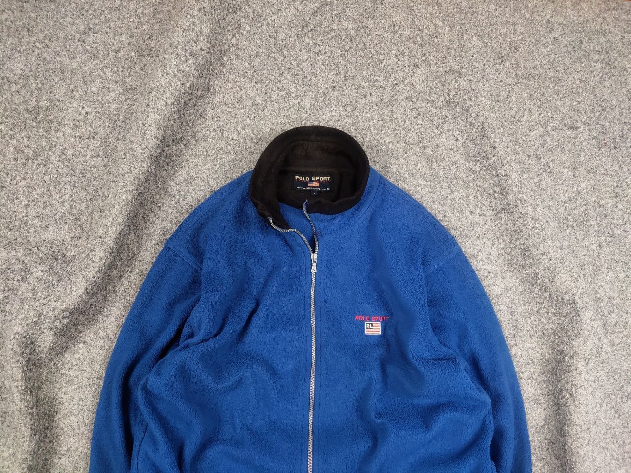 Polo Ralph Lauren Vintage 90s Polo Sport Ralph Lauren Fleece Pullover Jacket Size US L / EU 52-54 / 3 - 3 Thumbnail
