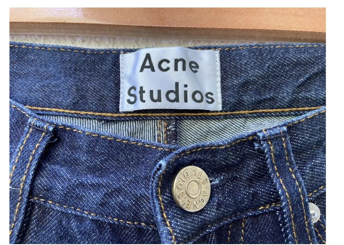 Acne Studios Acne studios MAX RAW Indigo denim jeans Size US 32 / EU 48 - 3 Thumbnail