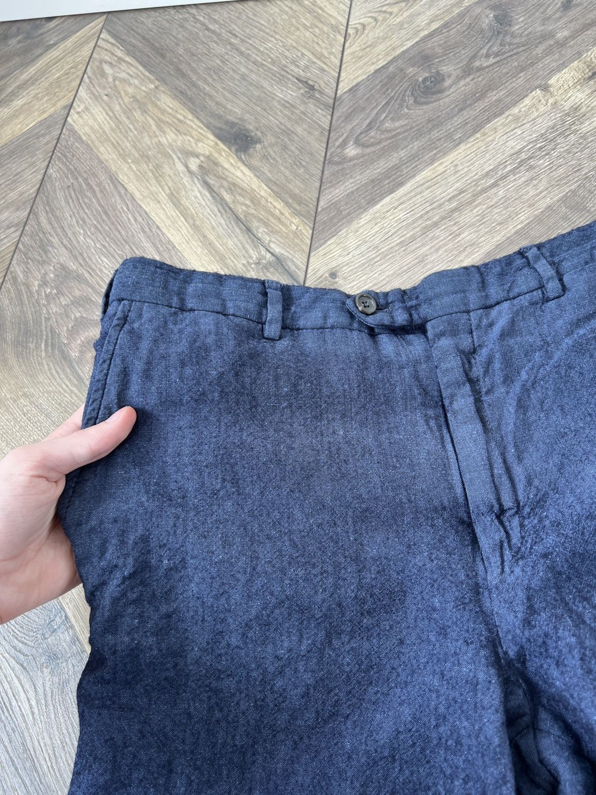 Pal Zileri Vintage Pal Zileri Classic Wool Linen Pants Size US 32 / EU 48 - 7 Thumbnail