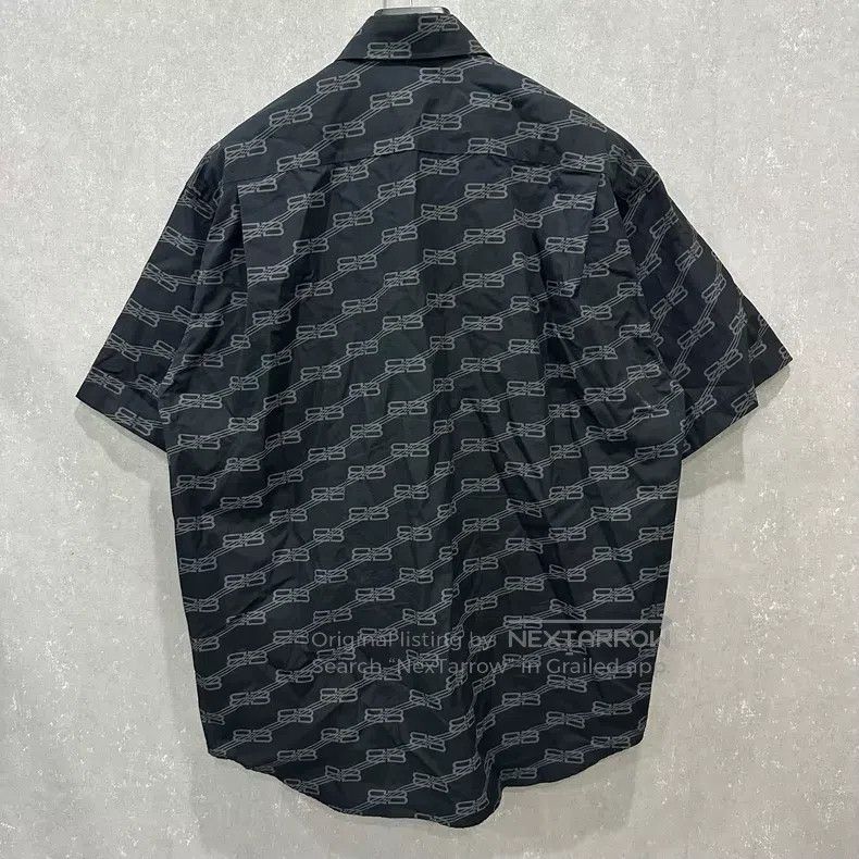 Balenciaga Balenciaga All-Over Printed Short Sleeve Shirt Size XXS / US 00 / IT 34 - 4 Thumbnail