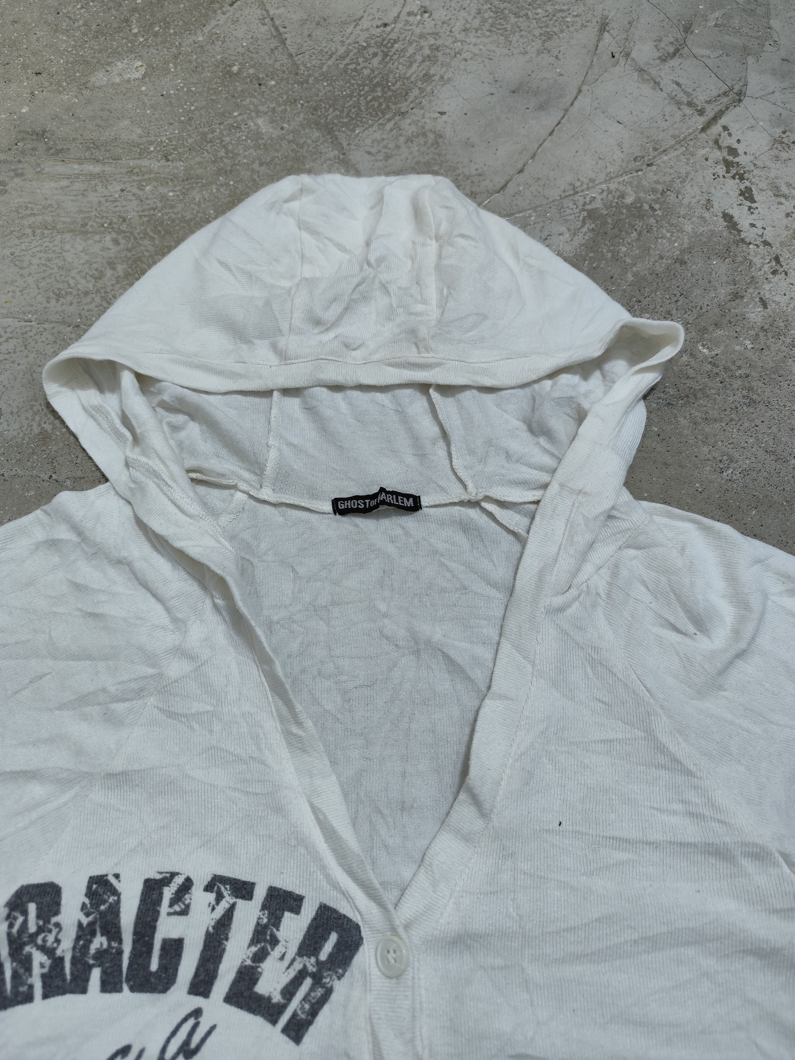 Beauty Beast × If Six Was Nine × Le Grande Bleu (L.G.B.) Ifsixwasnine style ghost of harlem lightweight hood cardigan Size M / US 6-8 / IT 42-44 - 4 Thumbnail
