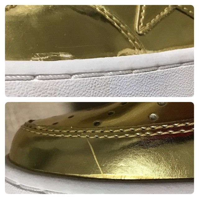 Bape × Nigo 2010 Shark Gold Foil BAPE STA Sneakers a bathing ape NIGO Size US 9 / EU 42 - 8 Thumbnail