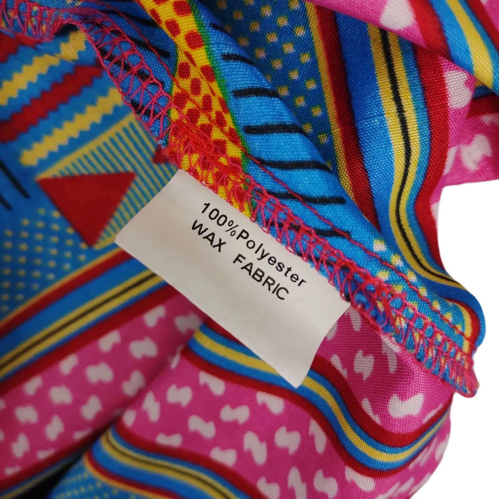 Other Shenbolen Tie Waist African Tribal Print Dashiki HiLow Skirt Size 28" / US 6 / IT 42 - 8 Thumbnail