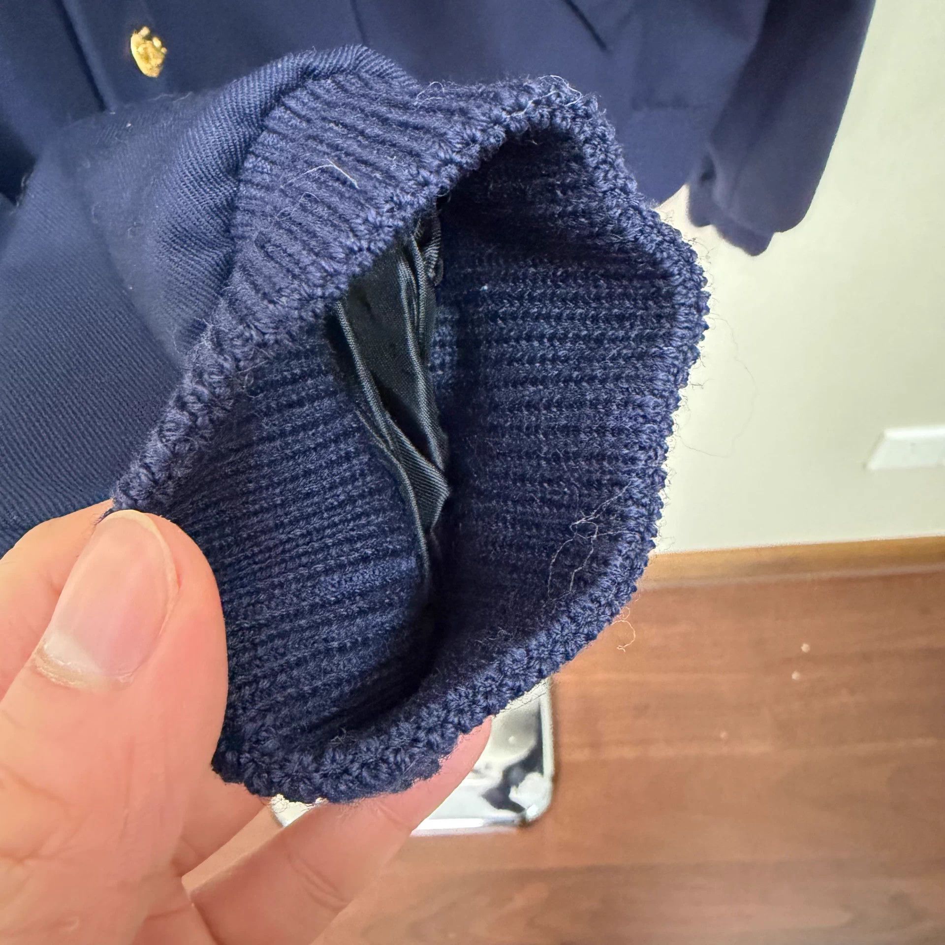 Celine CELINE 25ss stand-collar patch-pocket men's blue jacket Size US M / EU 48-50 / 2 - 7 Thumbnail