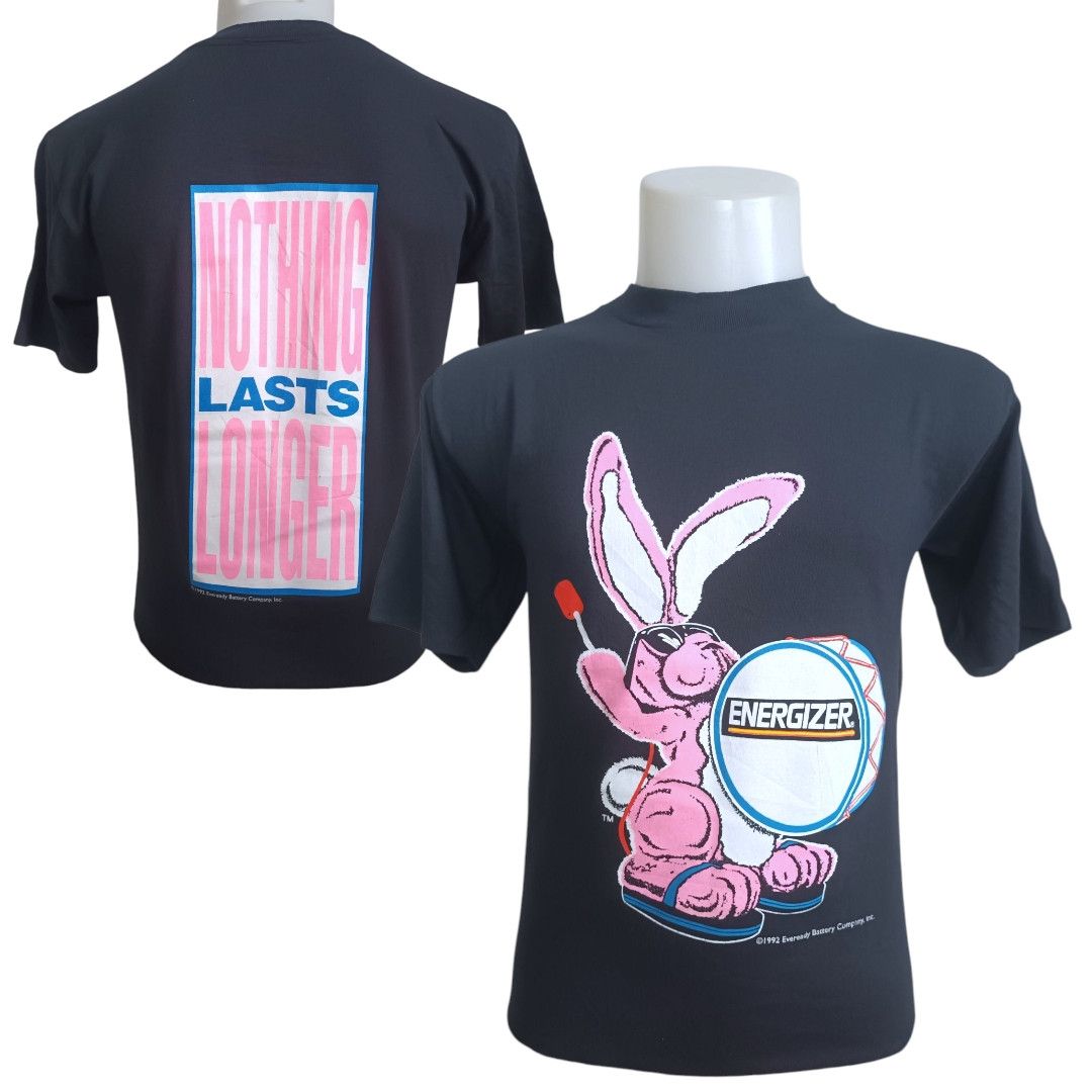 Vintage vintage t shirt vintage 90s ENERGIZER 1992 .NOS Condition . Size US M / EU 48-50 / 2 - 1 Thumbnail