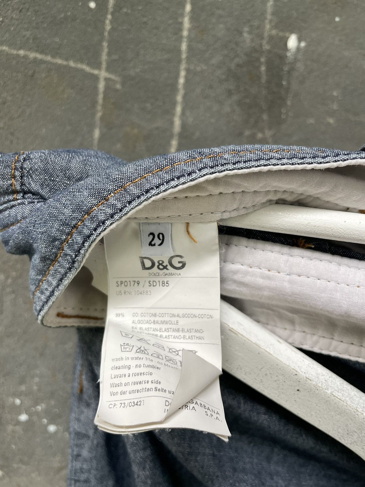 Dolce & Gabbana Vintage Y2K Dolce Gabbana Shorts Bridge 00’s Denim RARE Size 29" - 13 Thumbnail