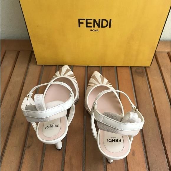Fendi New Authentic FENDI Colibri Lite Mixed Media Pump","descript Size US 6 / IT 36 - 11 Thumbnail