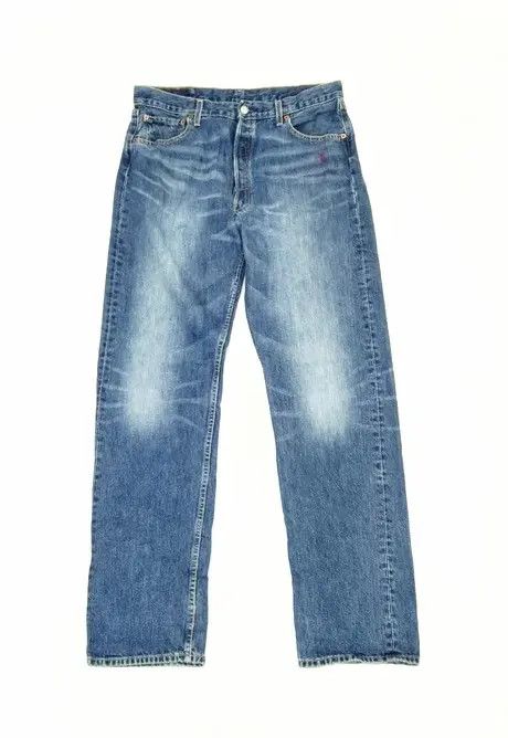 Levi's Vintage Levi's 501 Distressed Jeans 34x34 Size US 34 / EU 50 - 1 Thumbnail