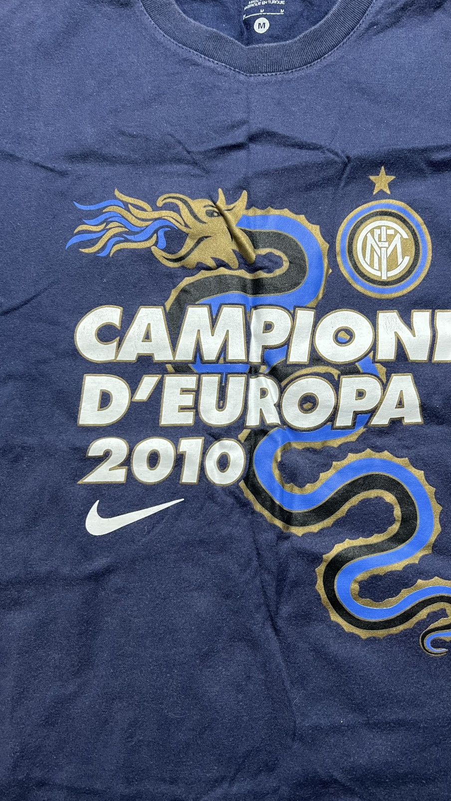 Nike Nike Inter Milan campioni d’europa 2010 vintage t shirt Size US M / EU 48-50 / 2 - 3 Thumbnail