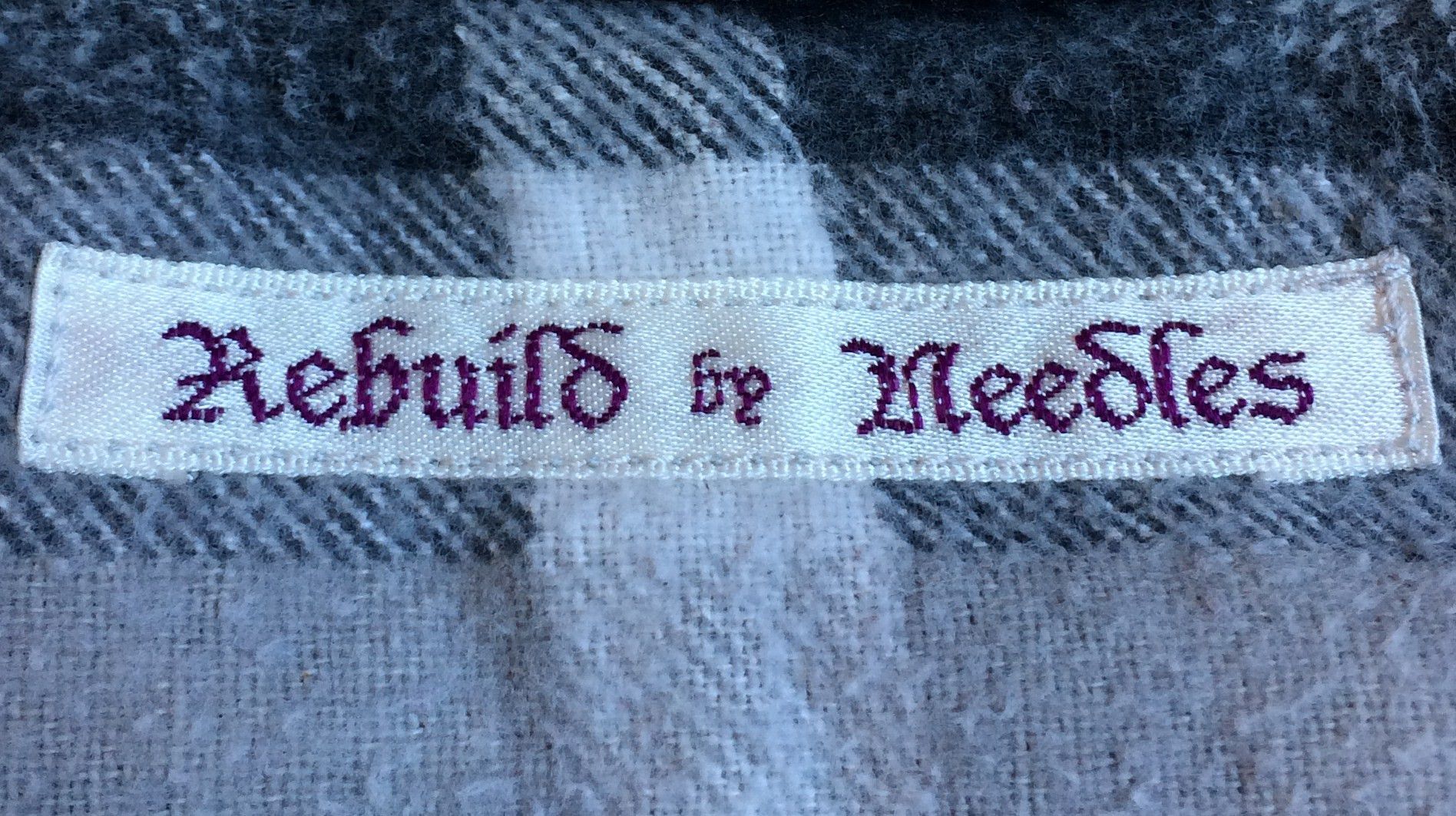 Needles Rebuild by Needles Wide Ribbon Cut Flannel Size US XL / EU 56 / 4 - 4 Thumbnail