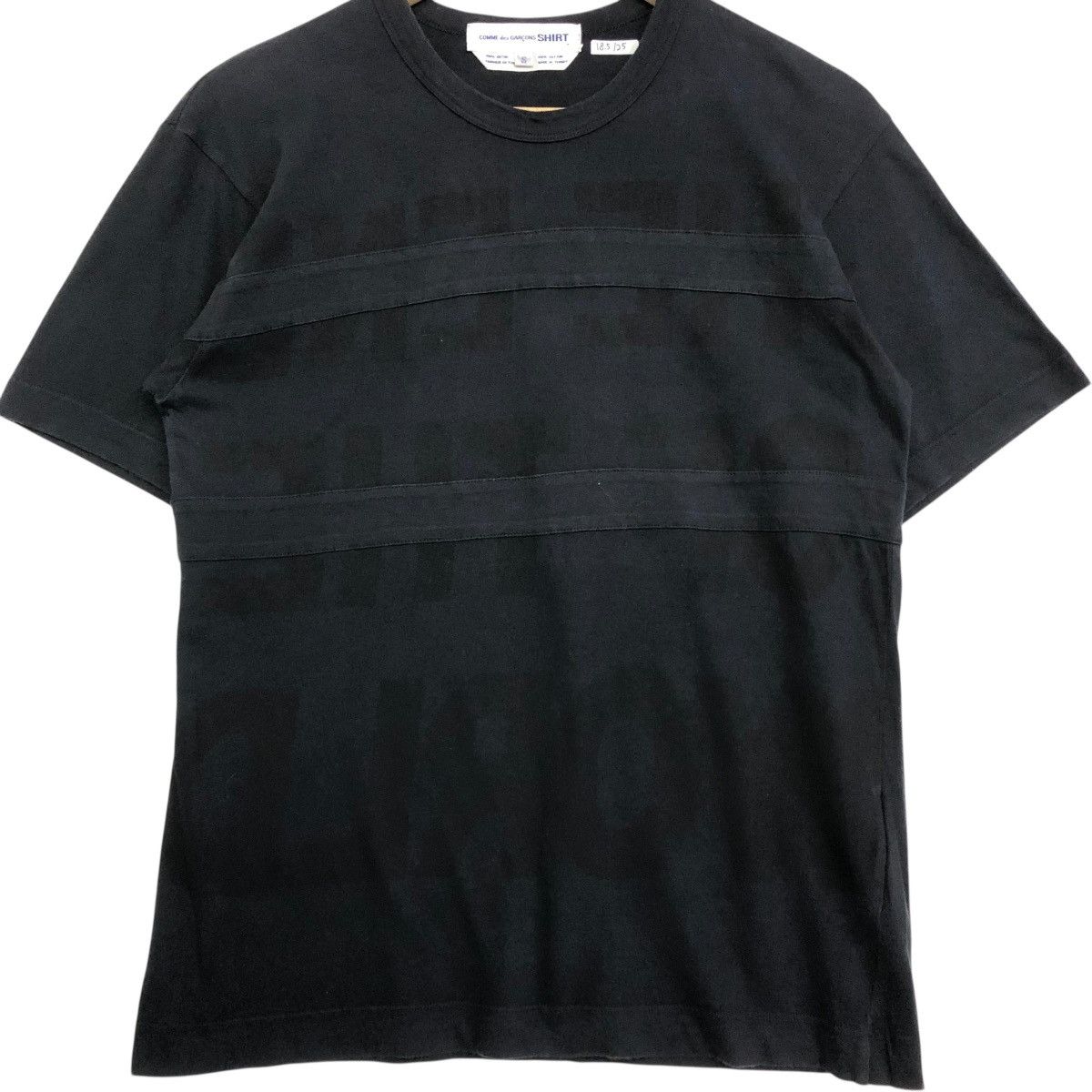 Comme des Garcons SHIRT ‘Rare!! COMME des GARCONS SHIRT Black printed tee Size US S / EU 44-46 / 1 - 2 Thumbnail