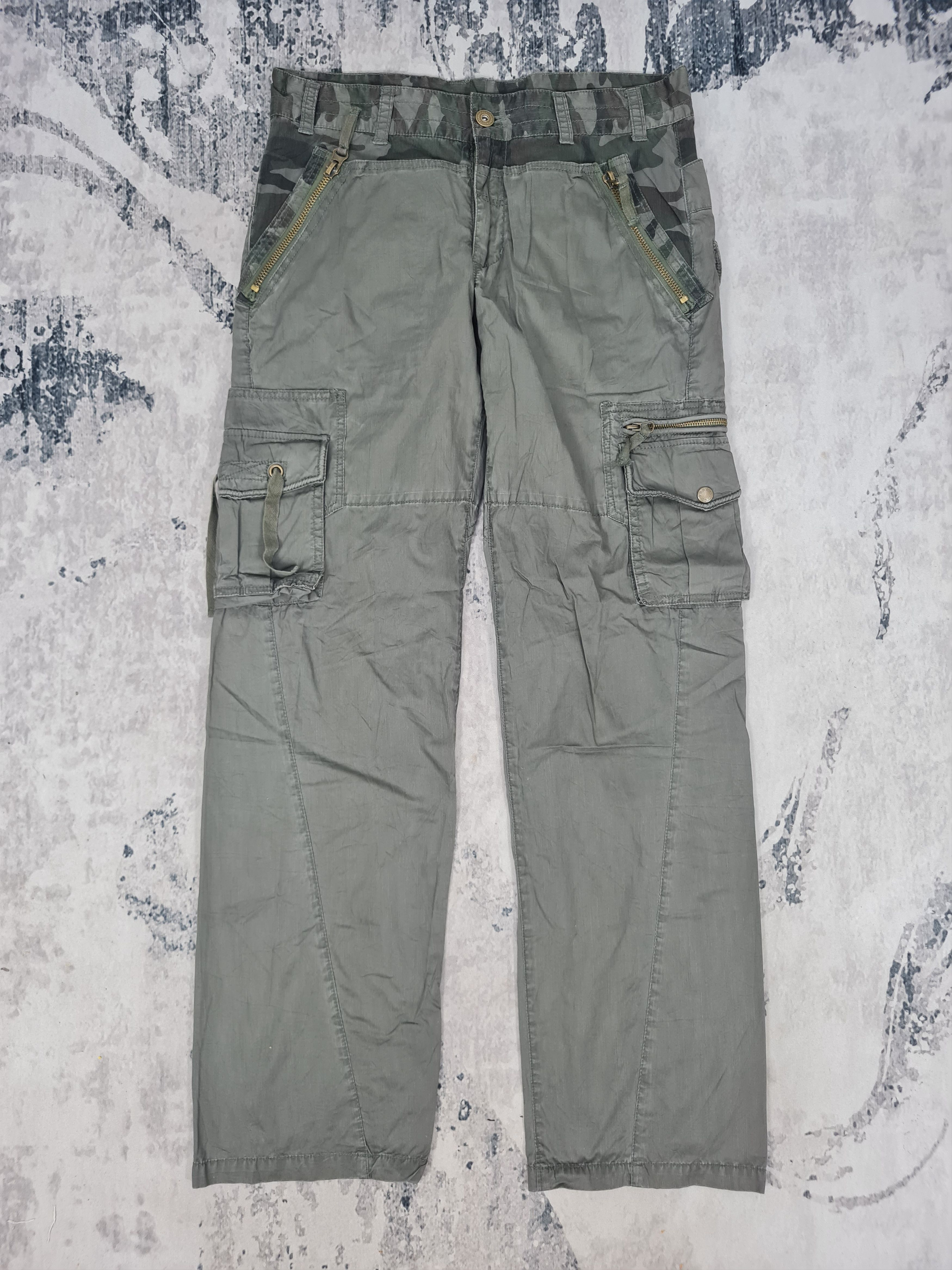 image of If Six Was Nine x Twenty Works Double Waist Tactical Camou Pants 34X32 Jb0199 in Grey, Men's