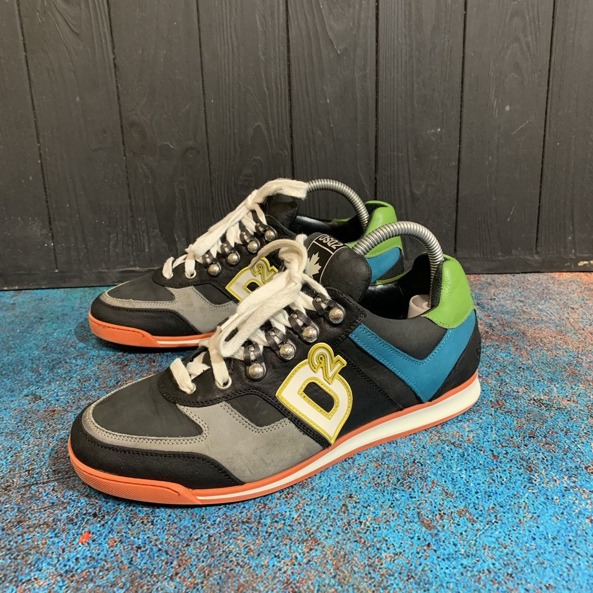 Dsquared2 Dsquared2 Leather Sneakers Size 39.5 Size US 6 / EU 39 - 4 Thumbnail