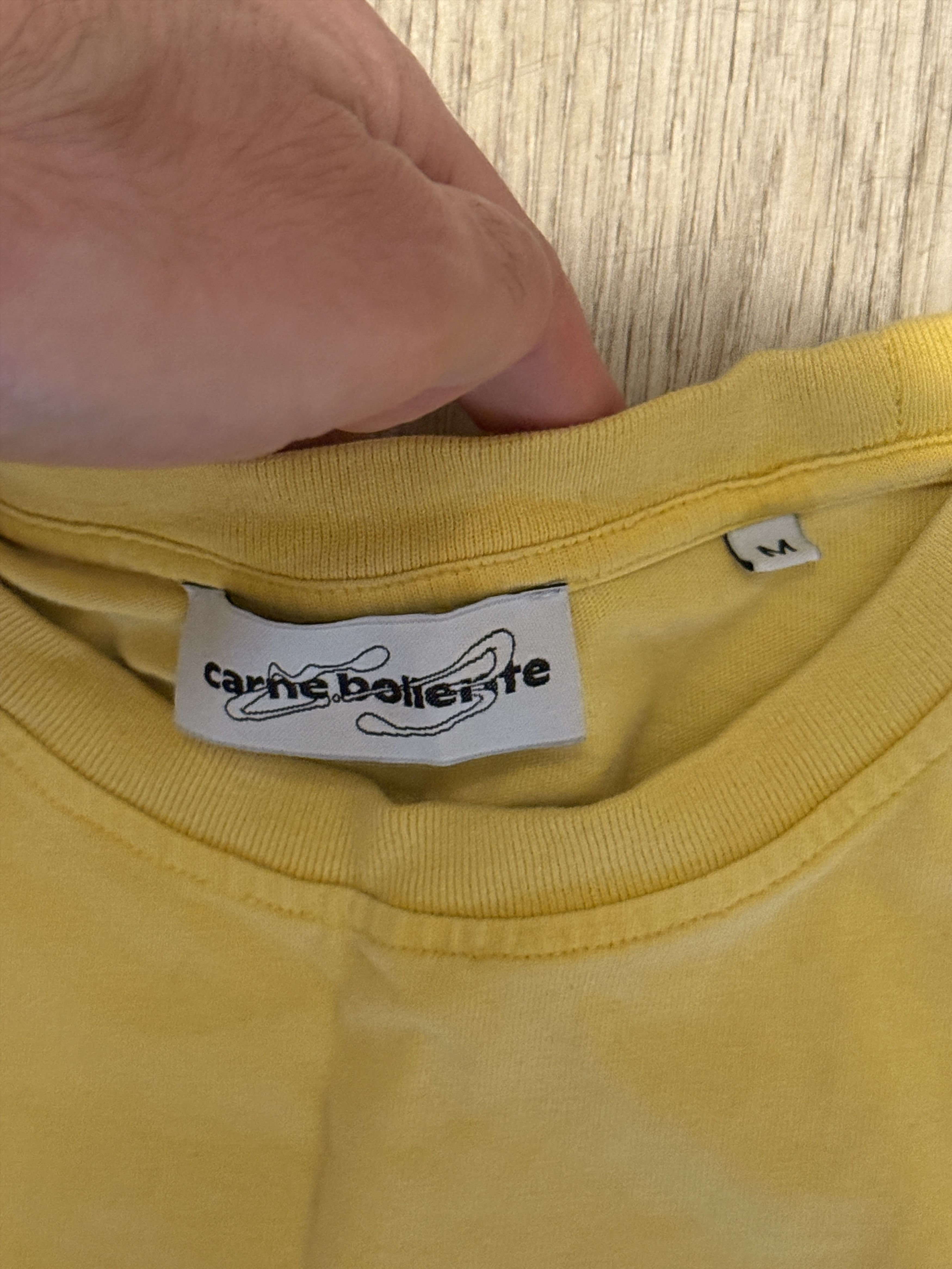 Carne Bollente Carne bollente yellow graphic t shirt Size US M / EU 48-50 / 2 - 3 Thumbnail