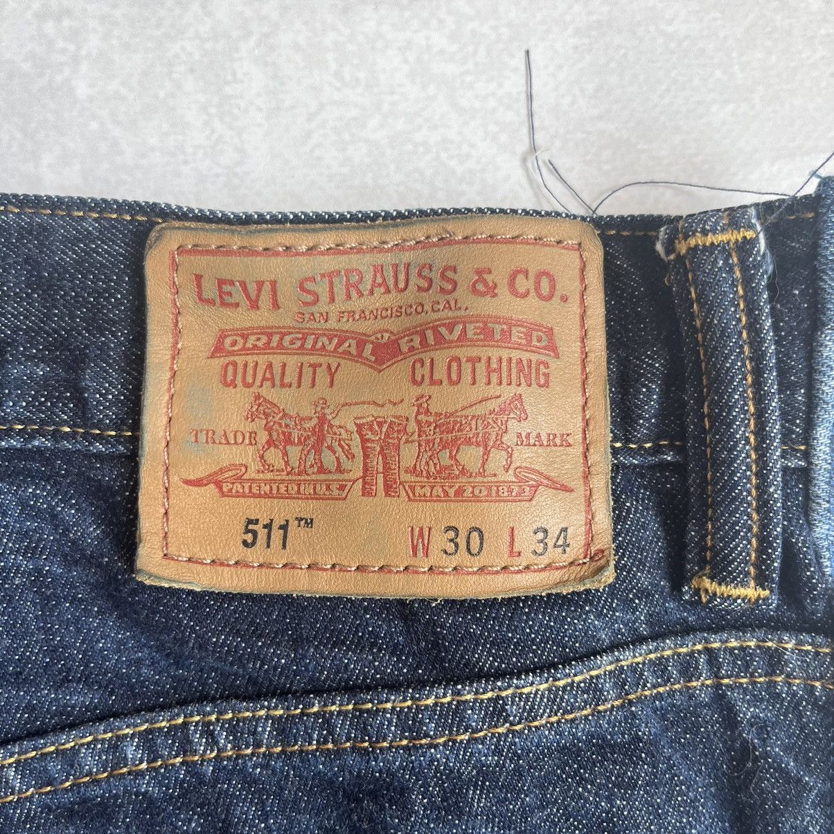 Levi's × Vintage Vintage Levis wide Custom Patchwork Denim baggy Jeans Size US 30 / EU 46 - 12 Thumbnail