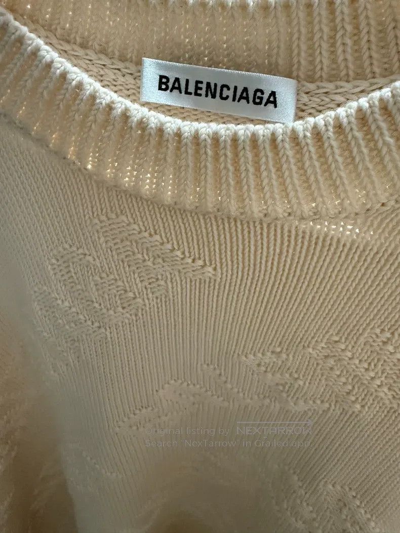Balenciaga Balenciaga Classic 3D Raised Knit Jacquard Size US S / EU 44-46 / 1 - 2 Thumbnail