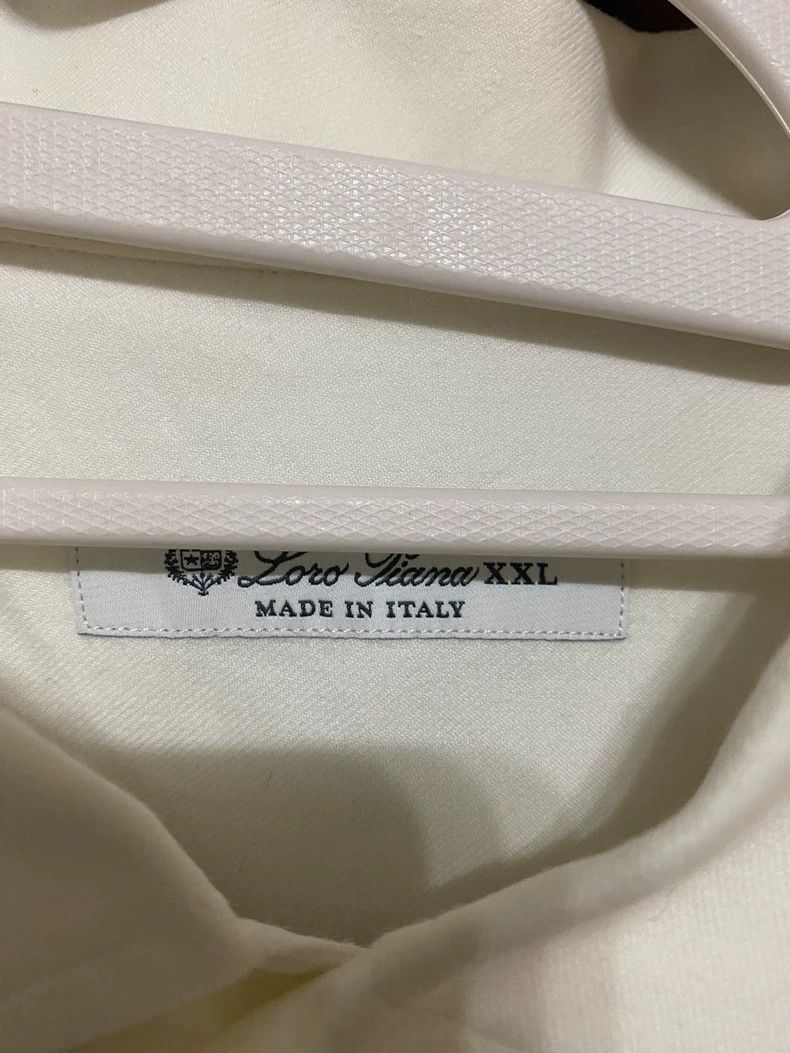 Loro Piana LORO PIANA Pure cotton shirt Size US XXL / EU 58 / 5 - 2 Thumbnail