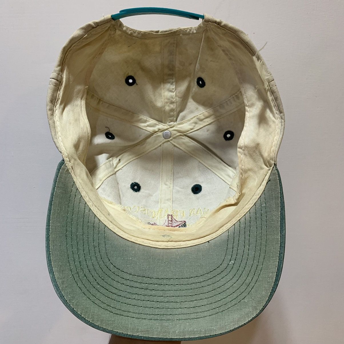 Vintage Vintage San Francisco California Hat Sun Faded Size ONE SIZE - 4 Thumbnail