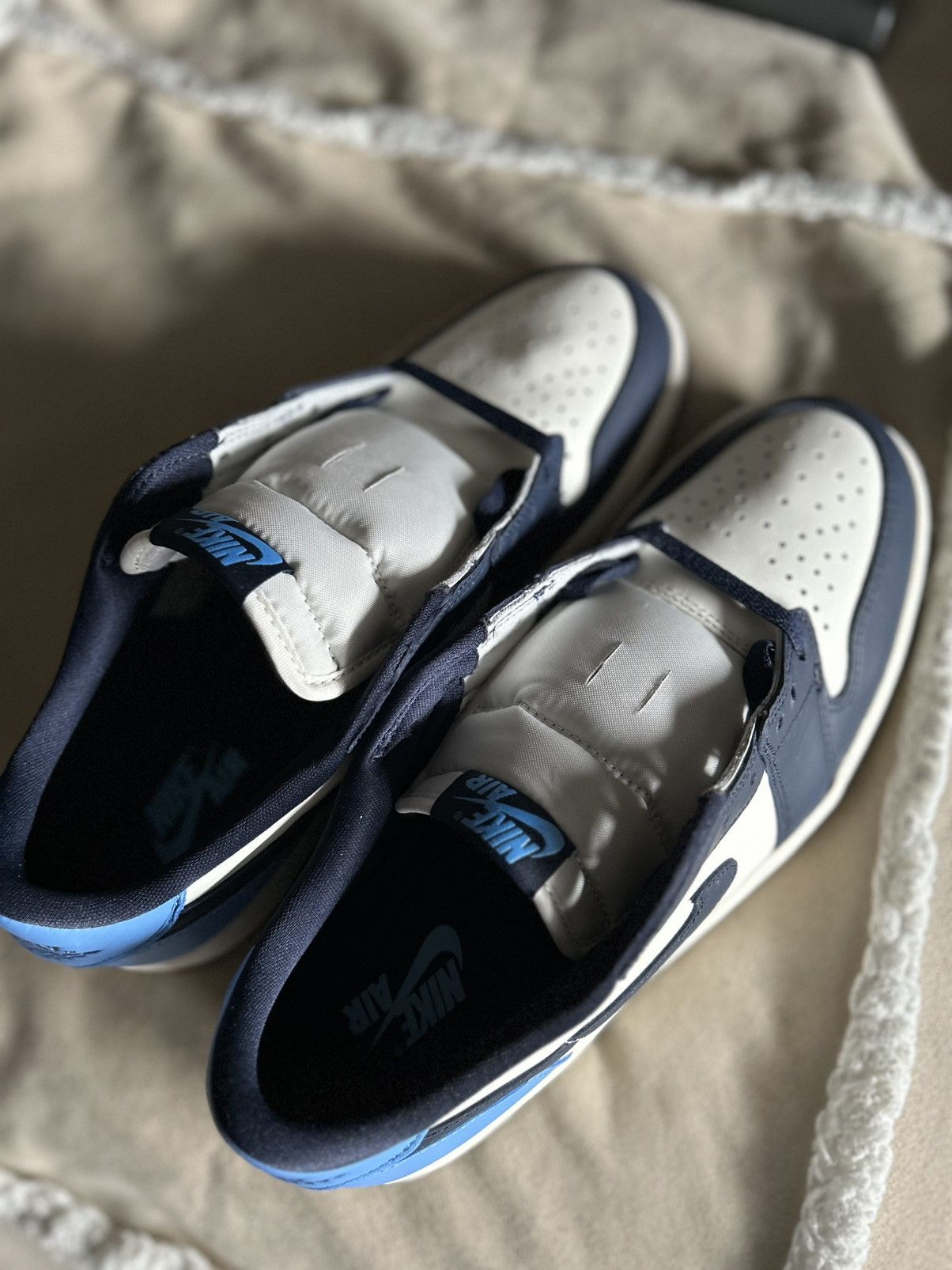 Jordan Brand × Nike Jordan 1 low Obsidian Size 10 Size US 10 / EU 43 - 5 Thumbnail