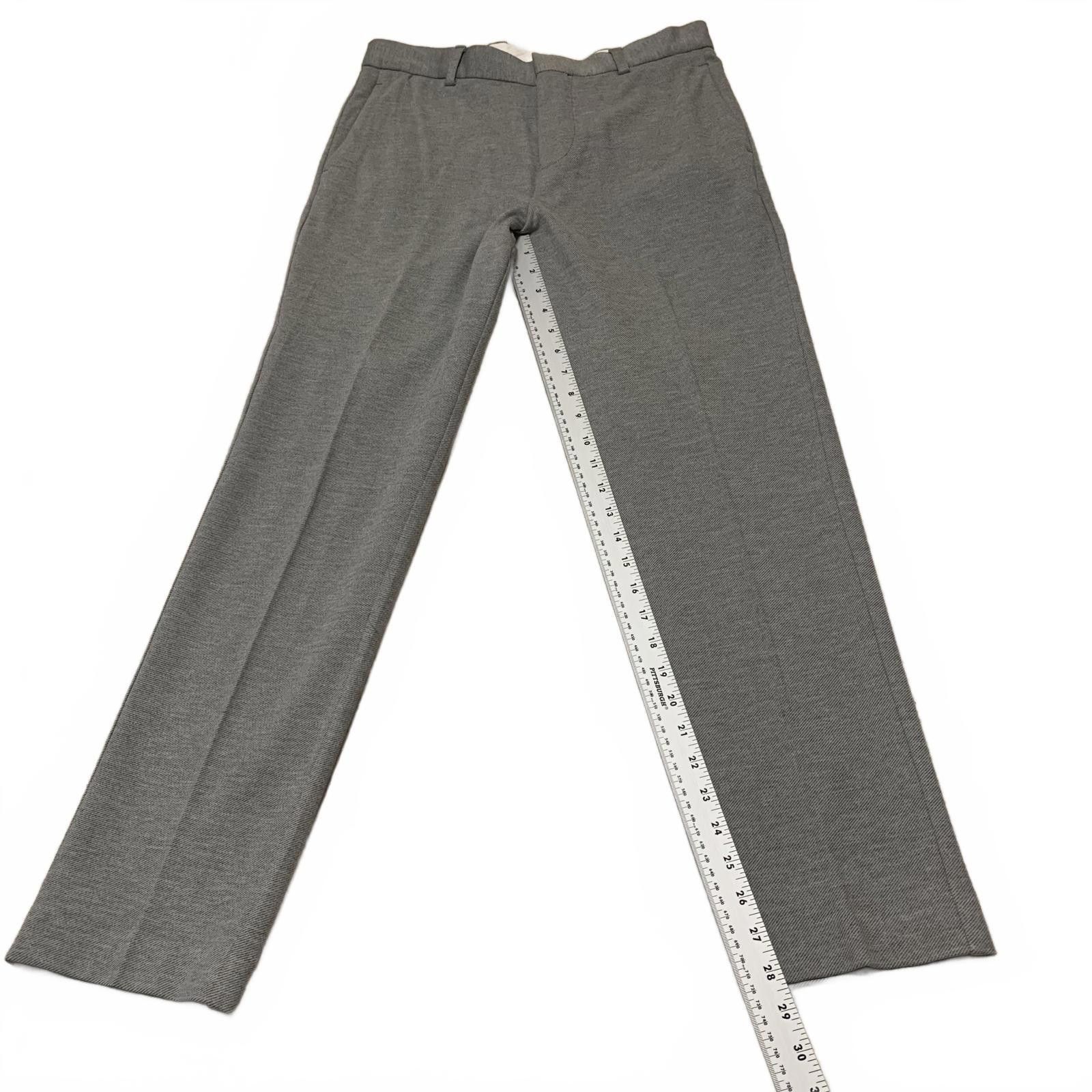 H&M H&M Men's Size 32R Gray Slim Fit Dress Pants W32x28.5L Size 38R - 8 Thumbnail