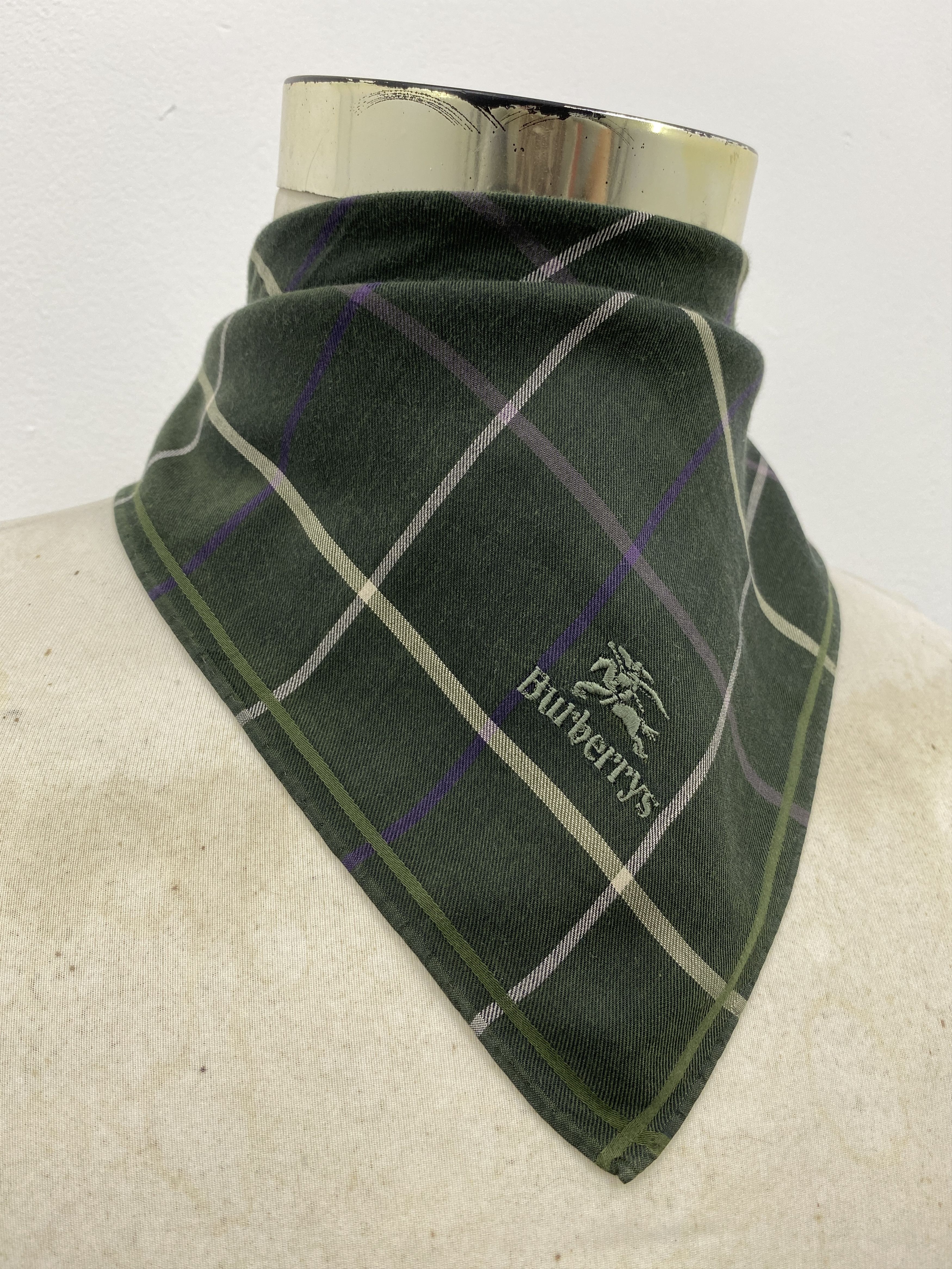 Burberry Burberry Nova Check Handkerchief Neckerchief Bandana HKC0375 Size ONE SIZE - 4 Thumbnail