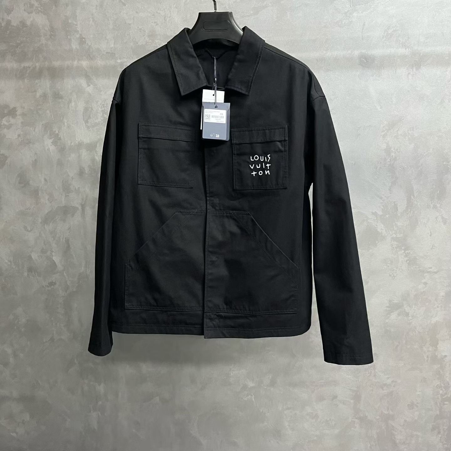 Louis Vuitton Louis Vuitton Retro Printed Black Light Jacket 48 Men Size US M / EU 48-50 / 2 - 1 Thumbnail