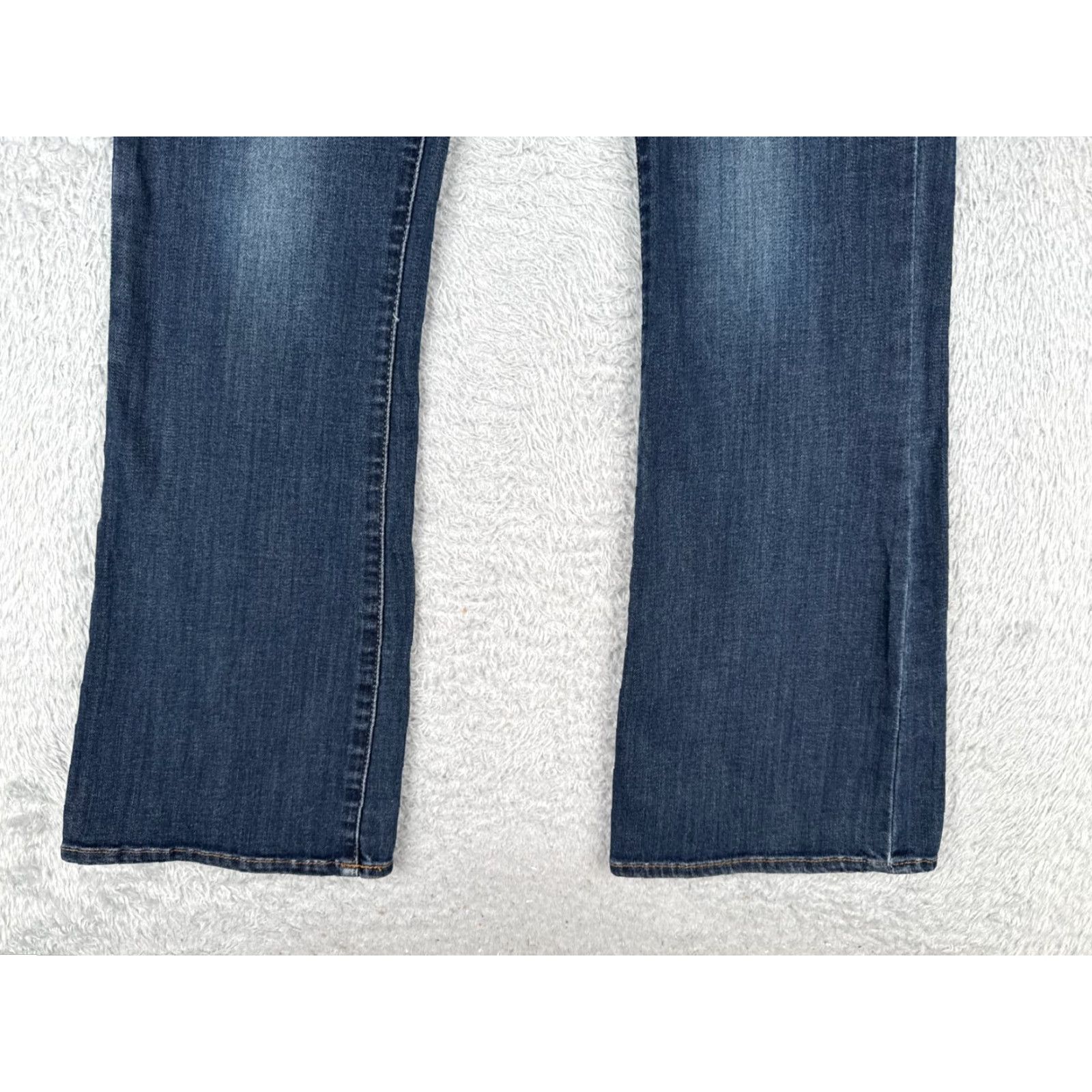 Vintage VINTAGE Rock & Republic Jeans Woman 10 Blue Denim Kasandra Flared Low Rise 29x32 Mens? Ladies? Size 32" / US 10 / IT 46 - 2 Thumbnail